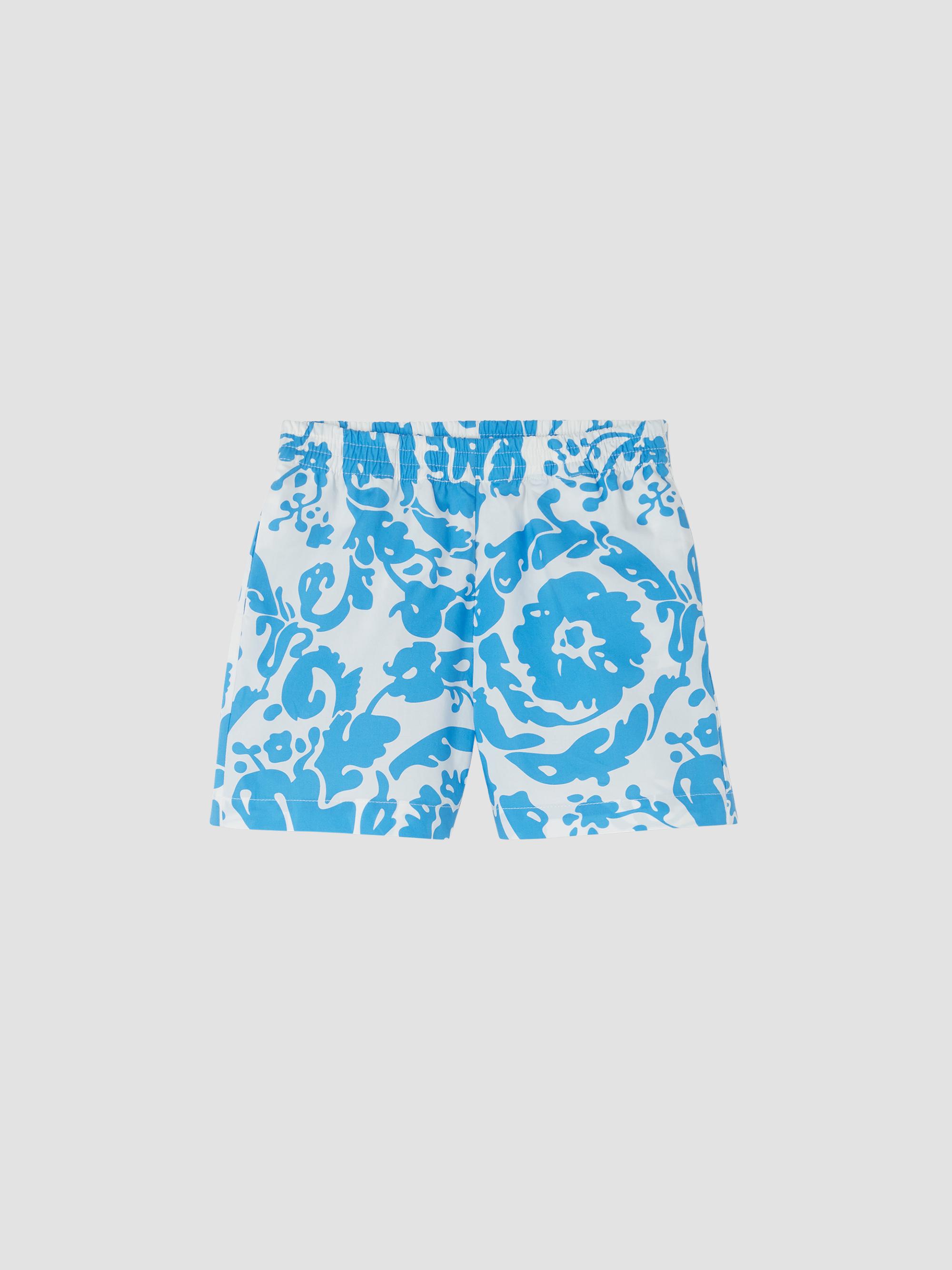 Versace Baby Boy's & Little Boy's Barocco Poplin Shorts - White