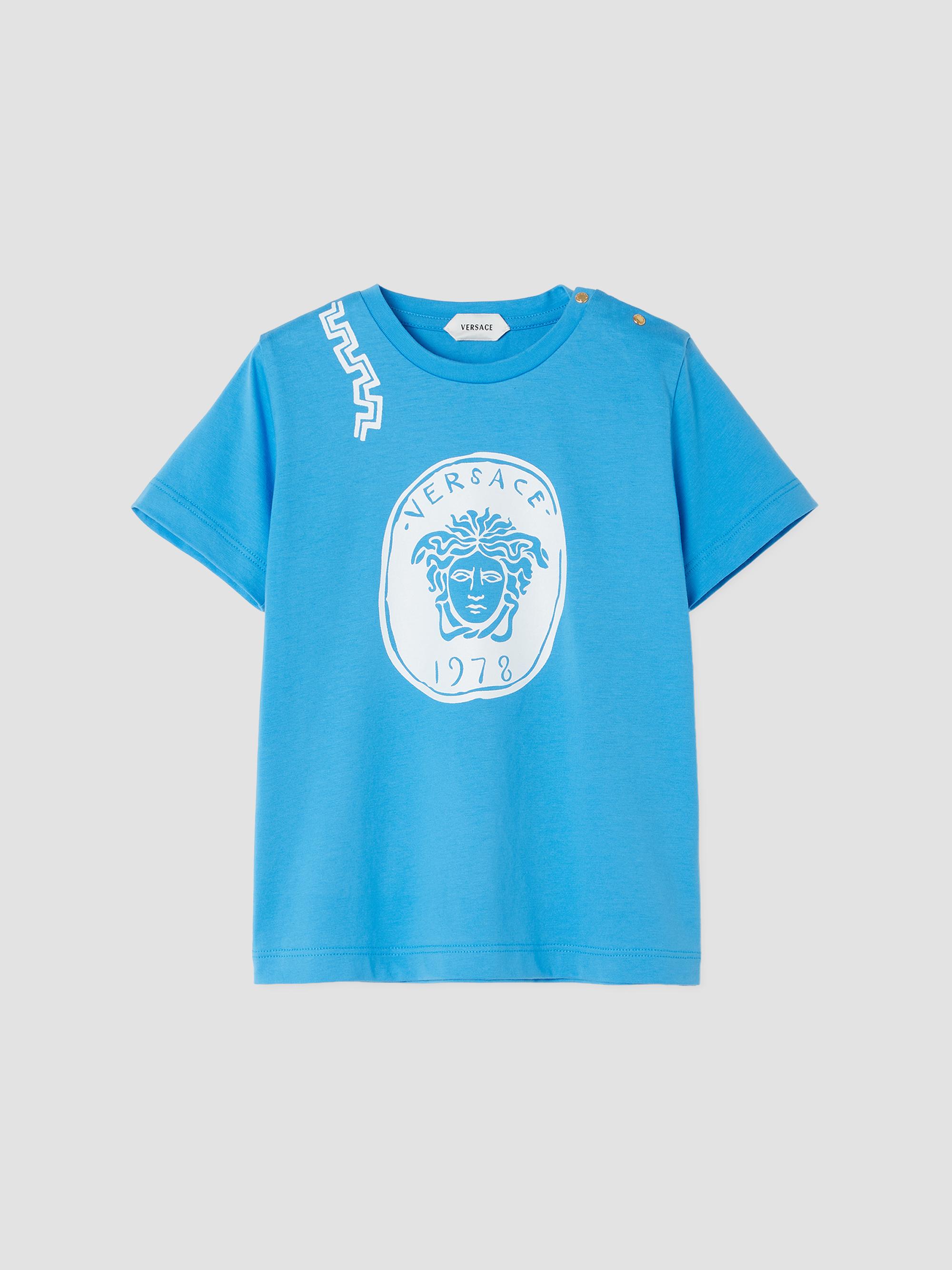 Versace Baby Boy's & Little Boy's Medusa Jersey T-Shirt - Azure Blue
