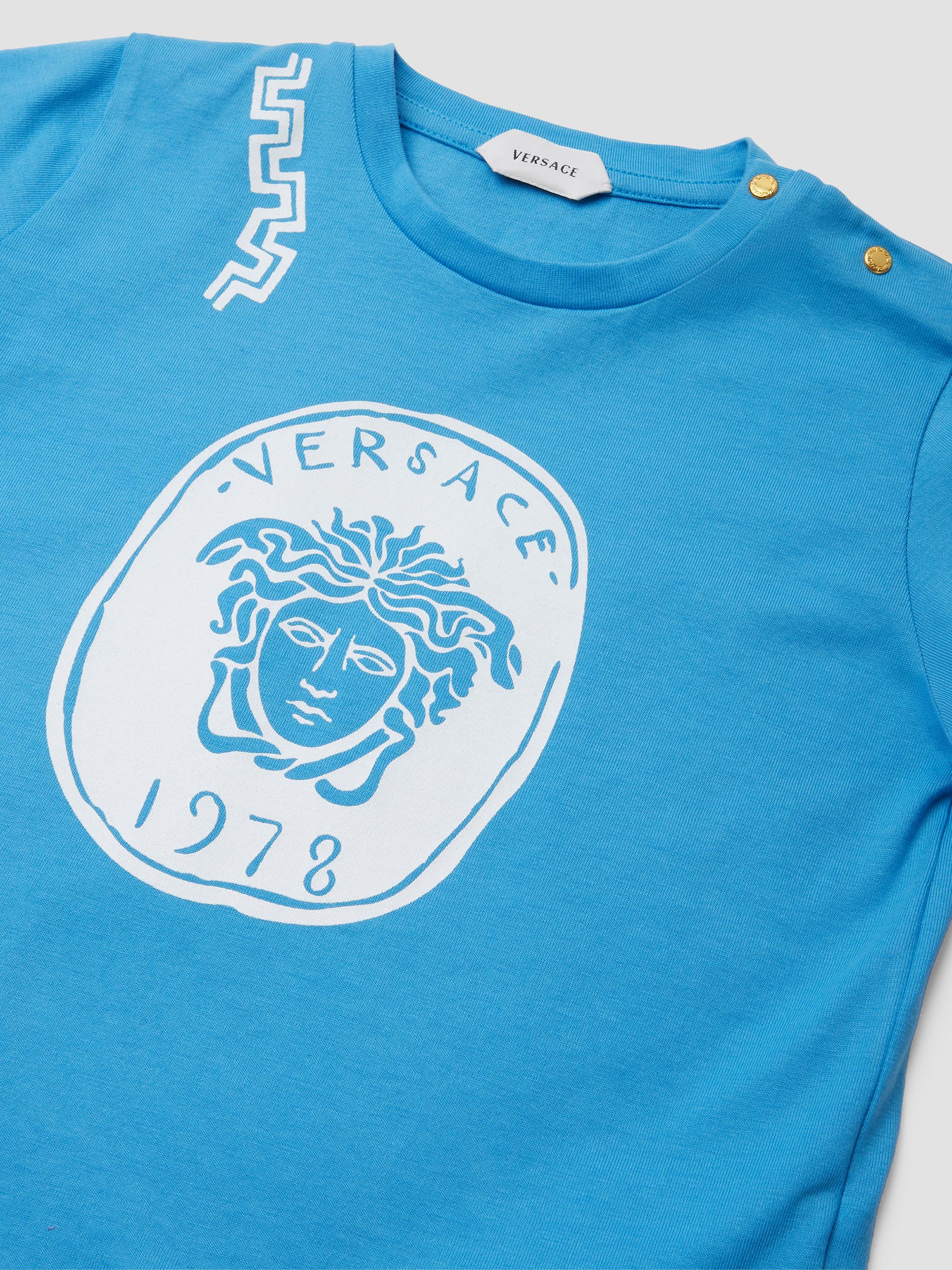 Versace Baby Boy's & Little Boy's Medusa Jersey T-Shirt - Azure Blue | Thumbnail 3