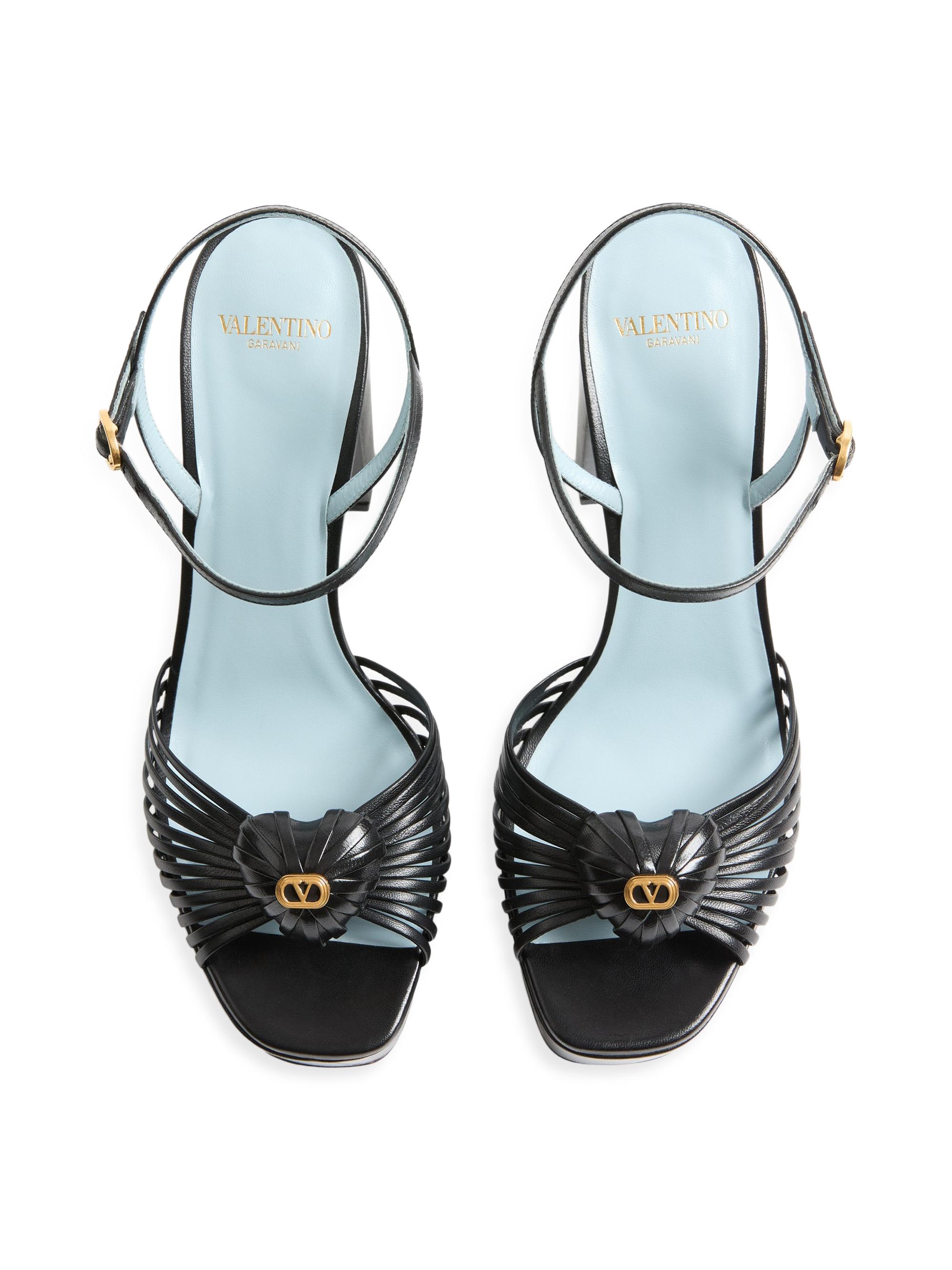Valentino Garavani Sandal Royal 115MM Platform Sandals in Kidskin