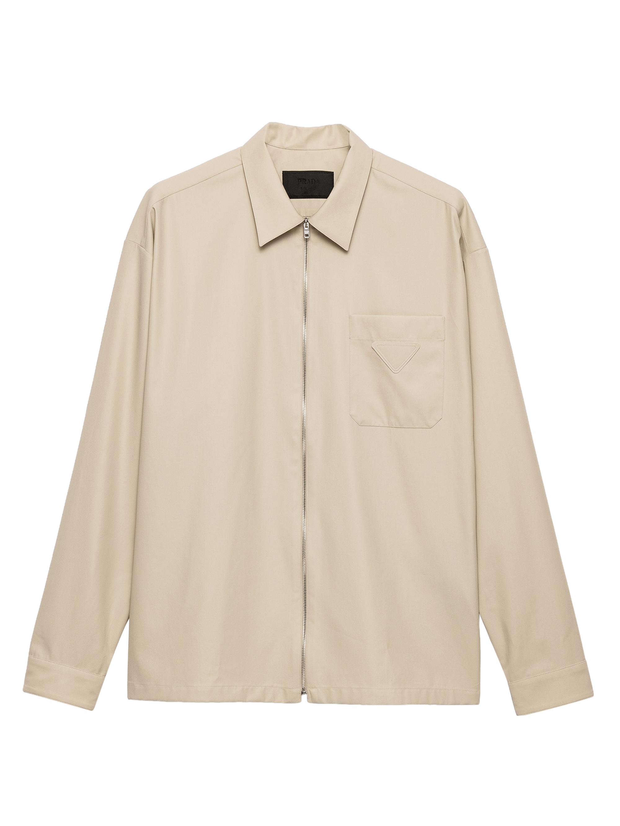 Prada Short-Sleeved Technical Cotton Shirt | Saks Fifth Avenue