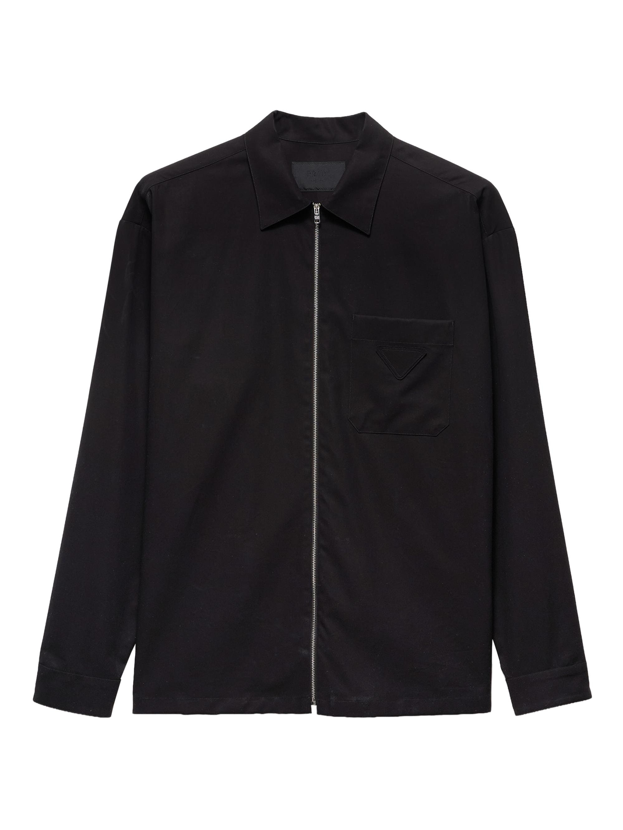 Prada Men's Cotton Shirt - Black