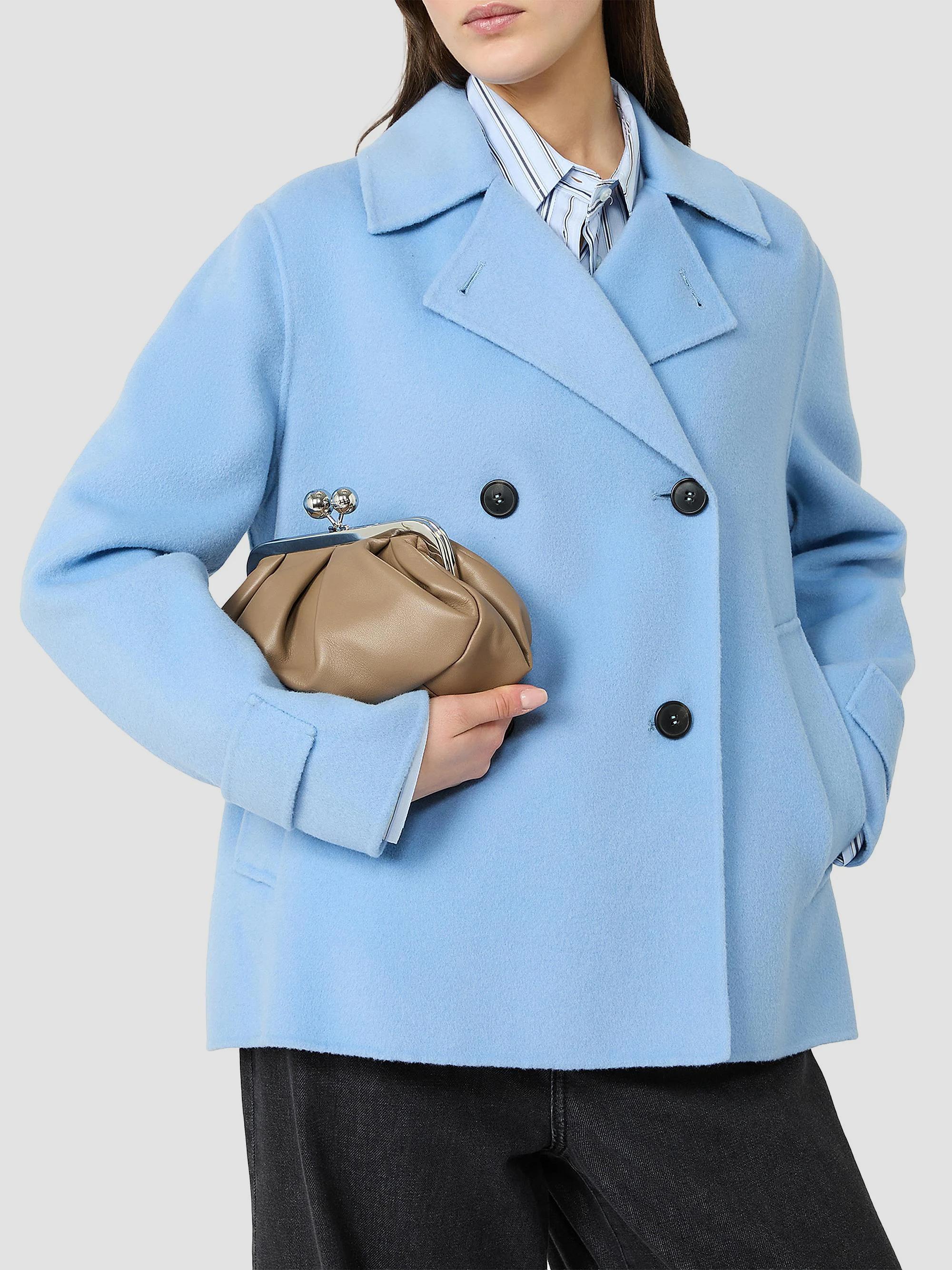 Weekend Max Mara Double Breasted Wool Blend Pea Coat | Saks Fifth