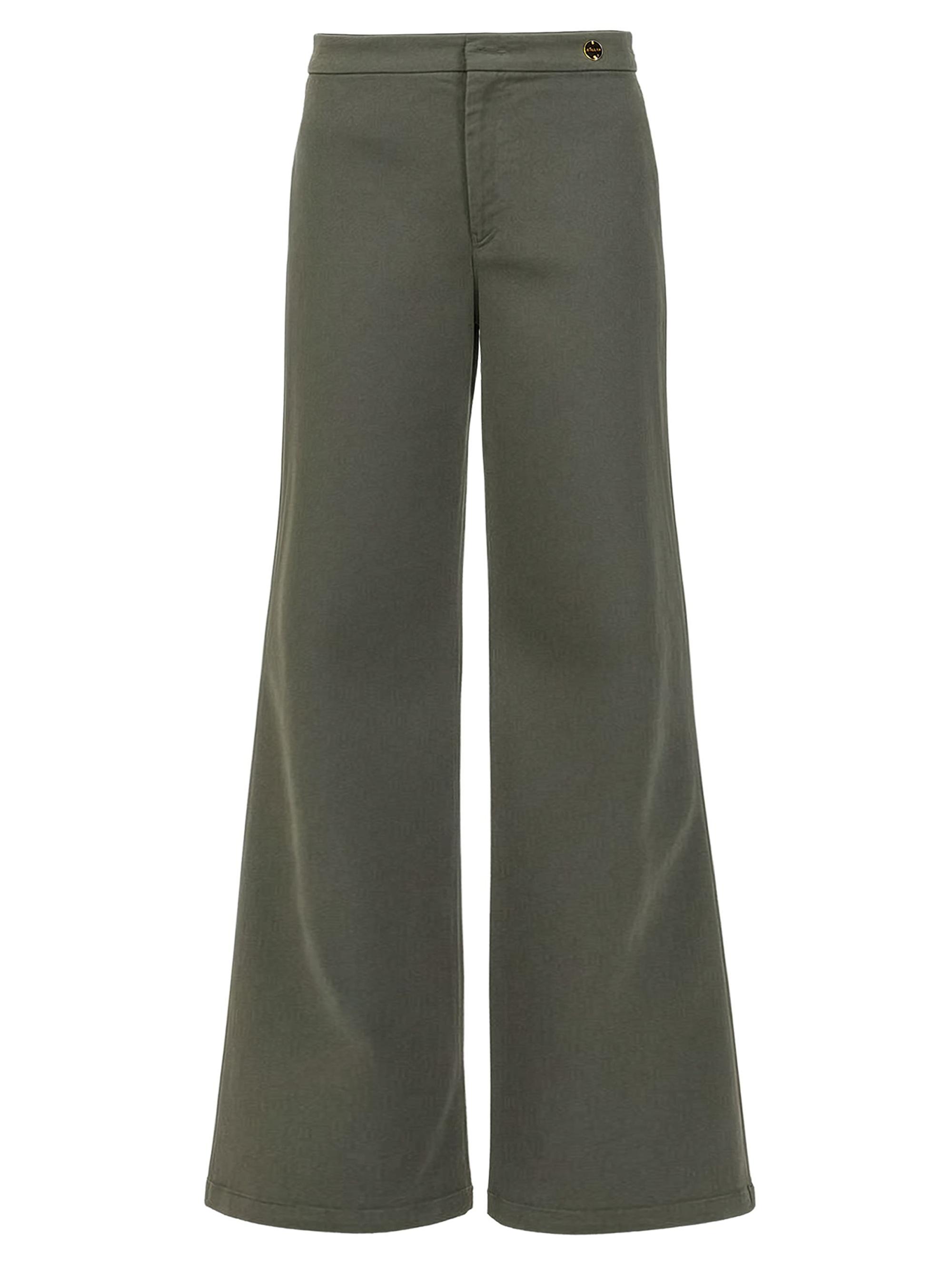 Callas Milano Women's Jane High Waist Flare Jeans Twill - Olive