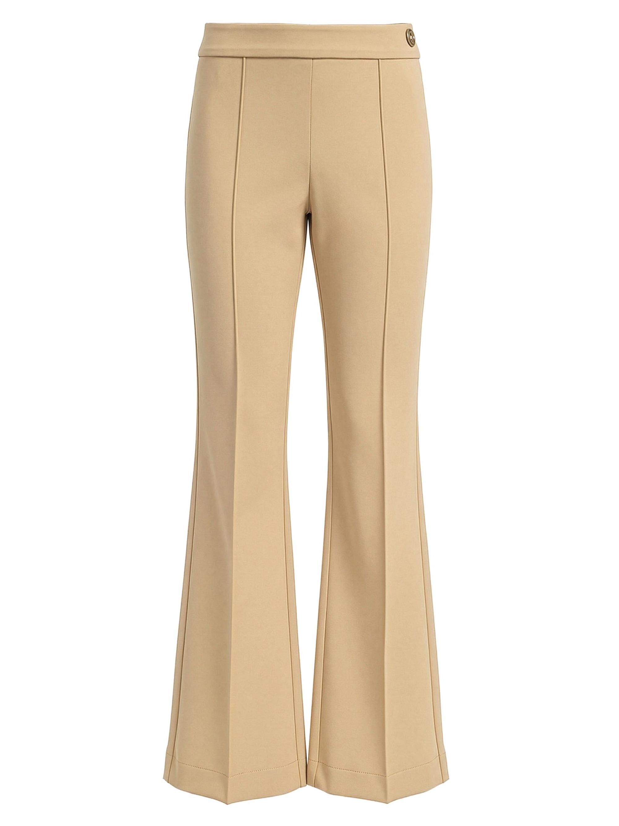 Callas Milano Women's Lola Cropped Kick Flare Pants - Pale Blue