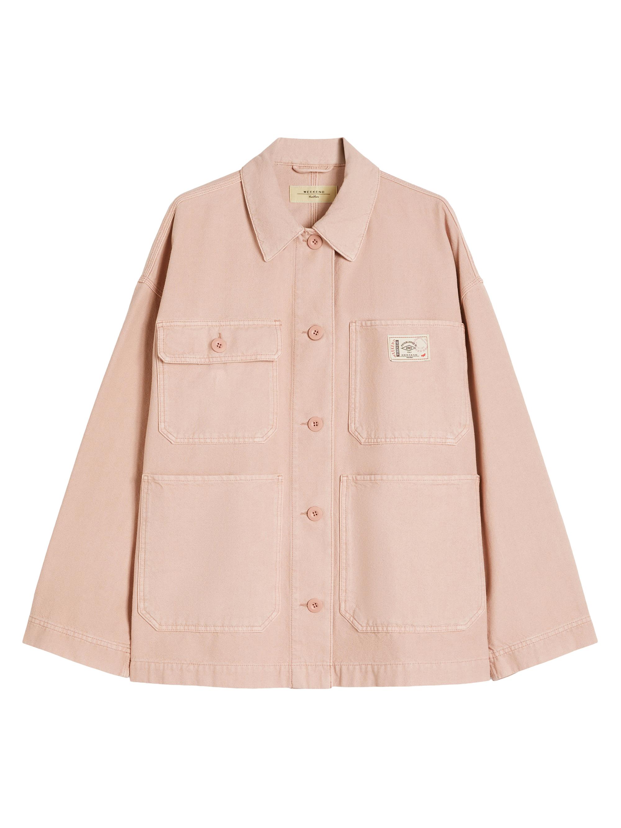 Weekend Max Mara Women's Cotton Canvas Workwear Jacket - Pink
