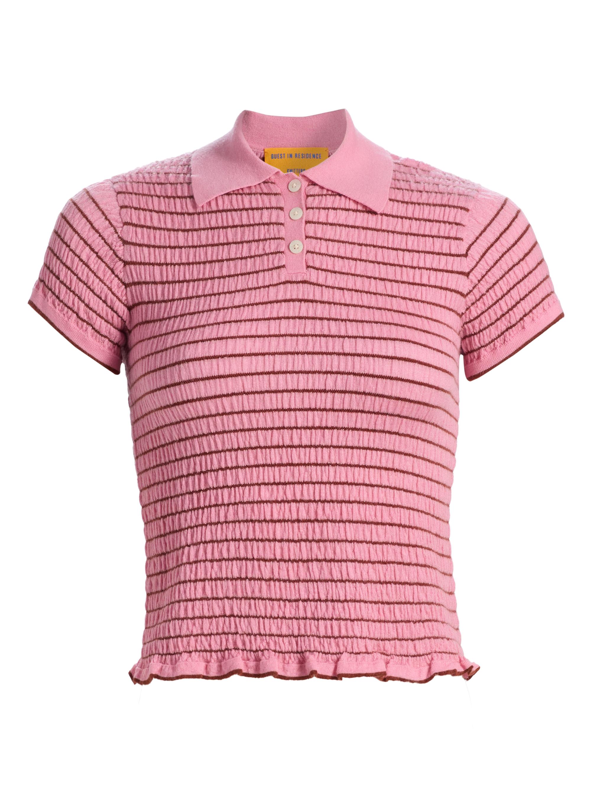 Guest in Residence Shrunken Cashmere Polo Shirt | Saks Fifth Avenue