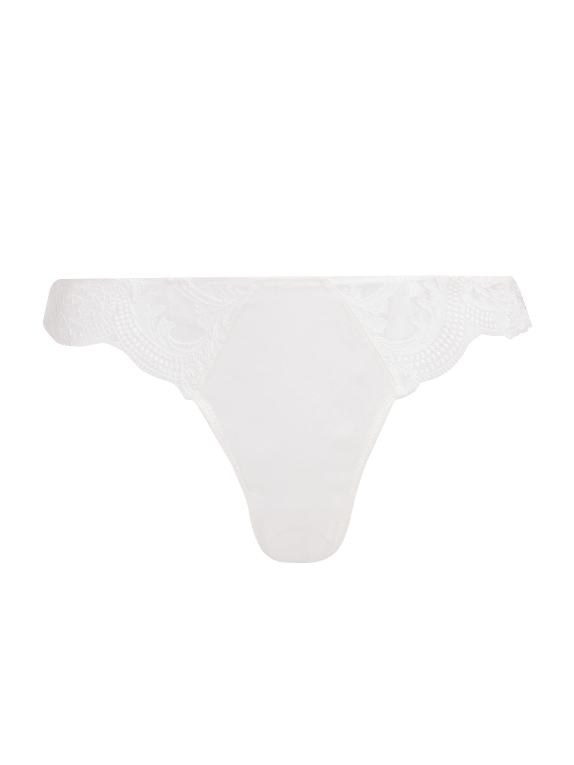 Kiki de Montparnasse Women's Voltaire Silk & Lace Thong -