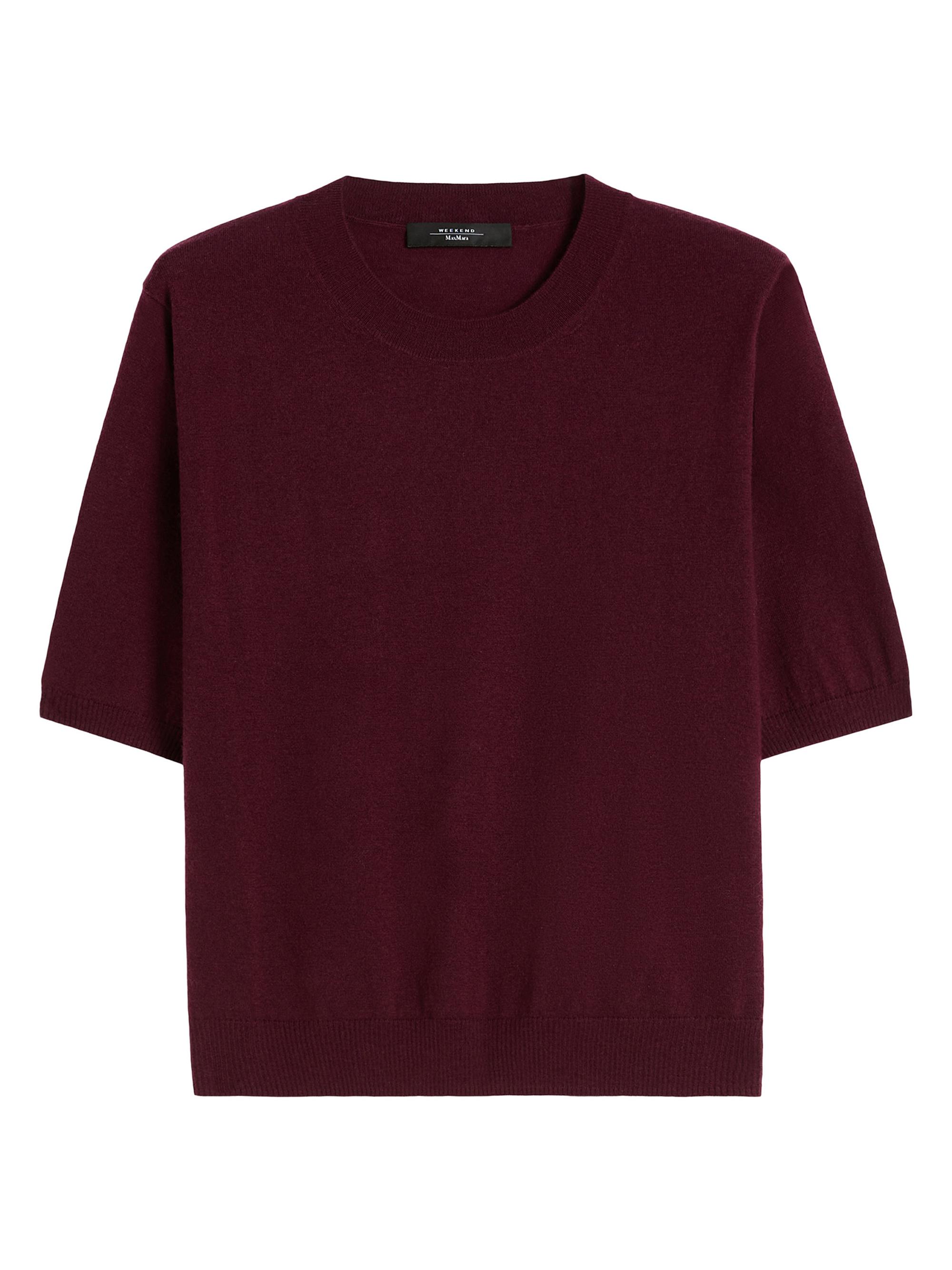 Weekend Max Mara Women's Regular Fit Wool and Cashmere Sweater - Bordeaux