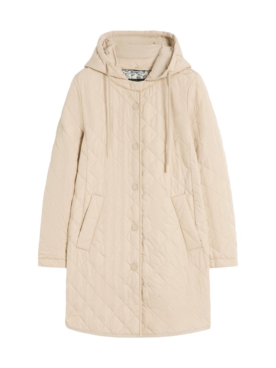 Weekend Max Mara Women's Water Repellent Fabric Padded Parka Coat In Sand