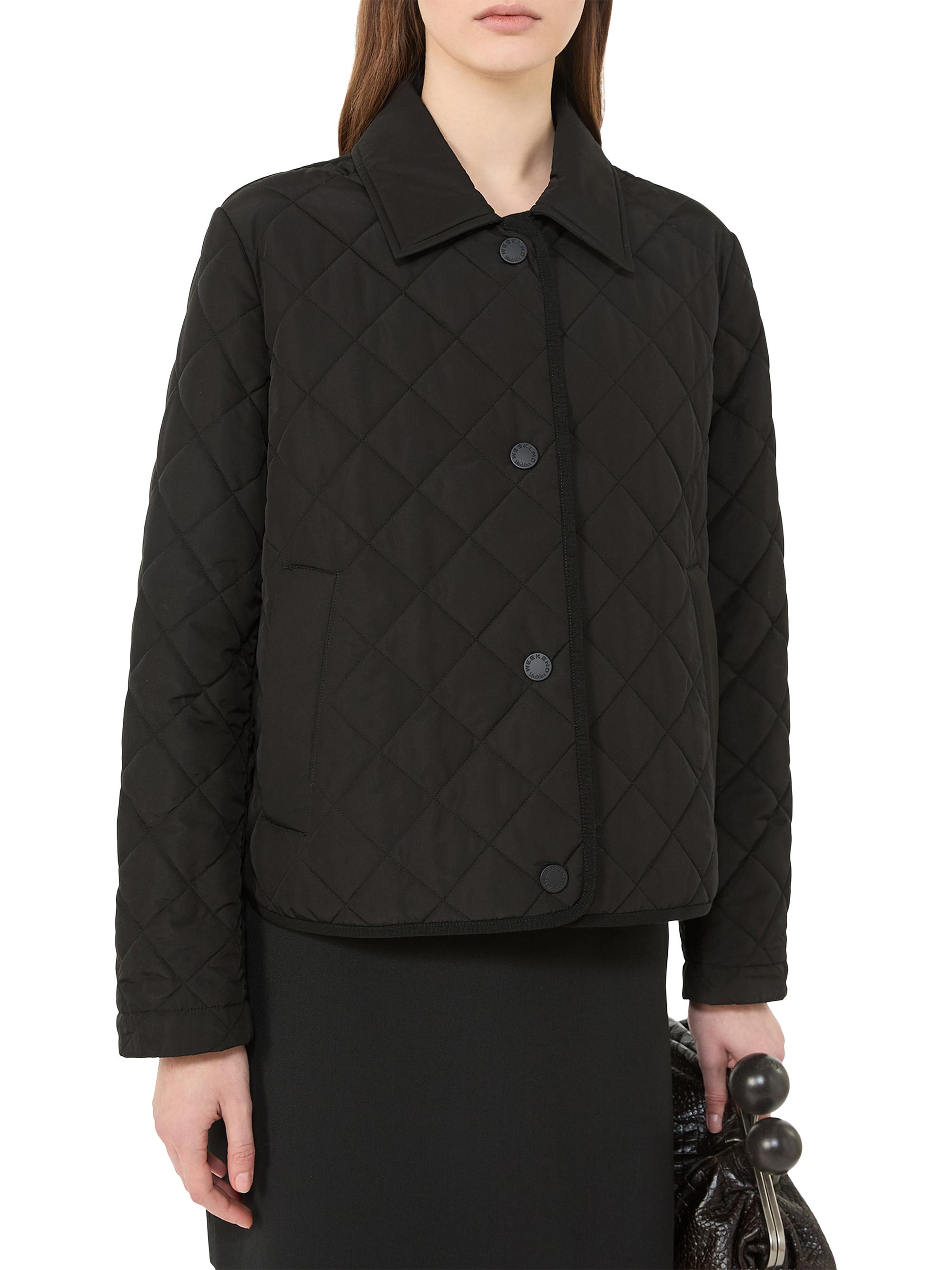 Short Padded Jacket in Water Repellent Fabric