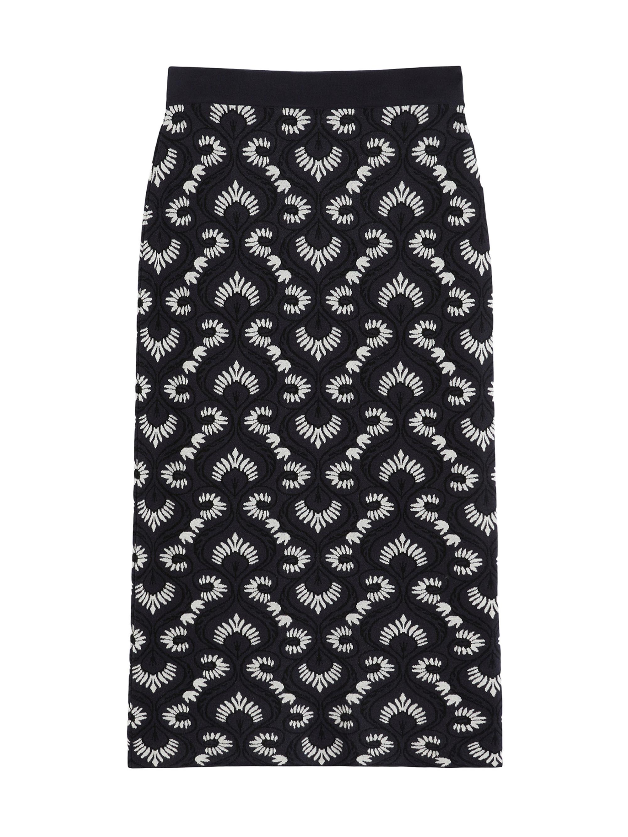 Weekend Max Mara Women's Jacquard Yarn Skirt - Navy