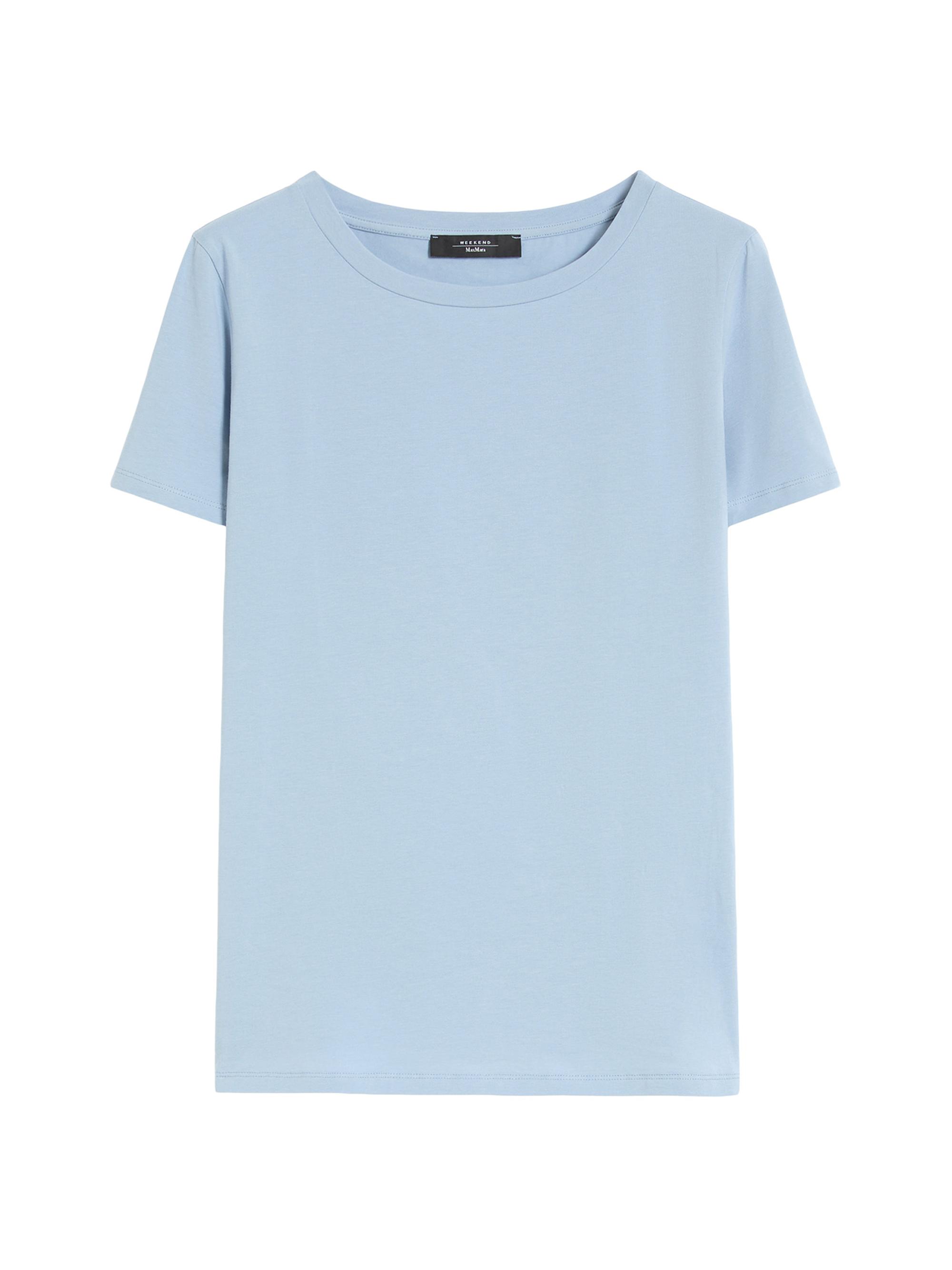 Weekend Max Mara Women's Basic Cotton Jersey T-Shirt - Light Blue