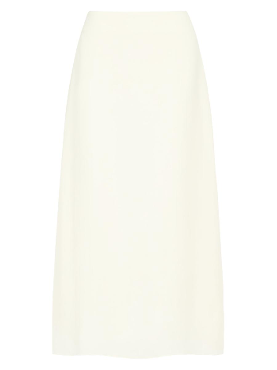 Twp Women's Linen A-line Midi-skirt