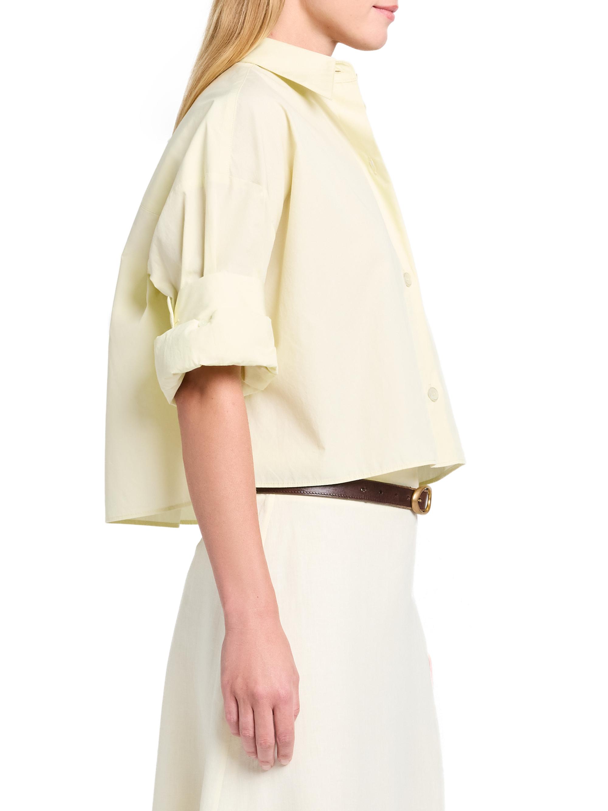 TWP Next Ex Superfine Cotton Crop Shirt | Saks Fifth Avenue