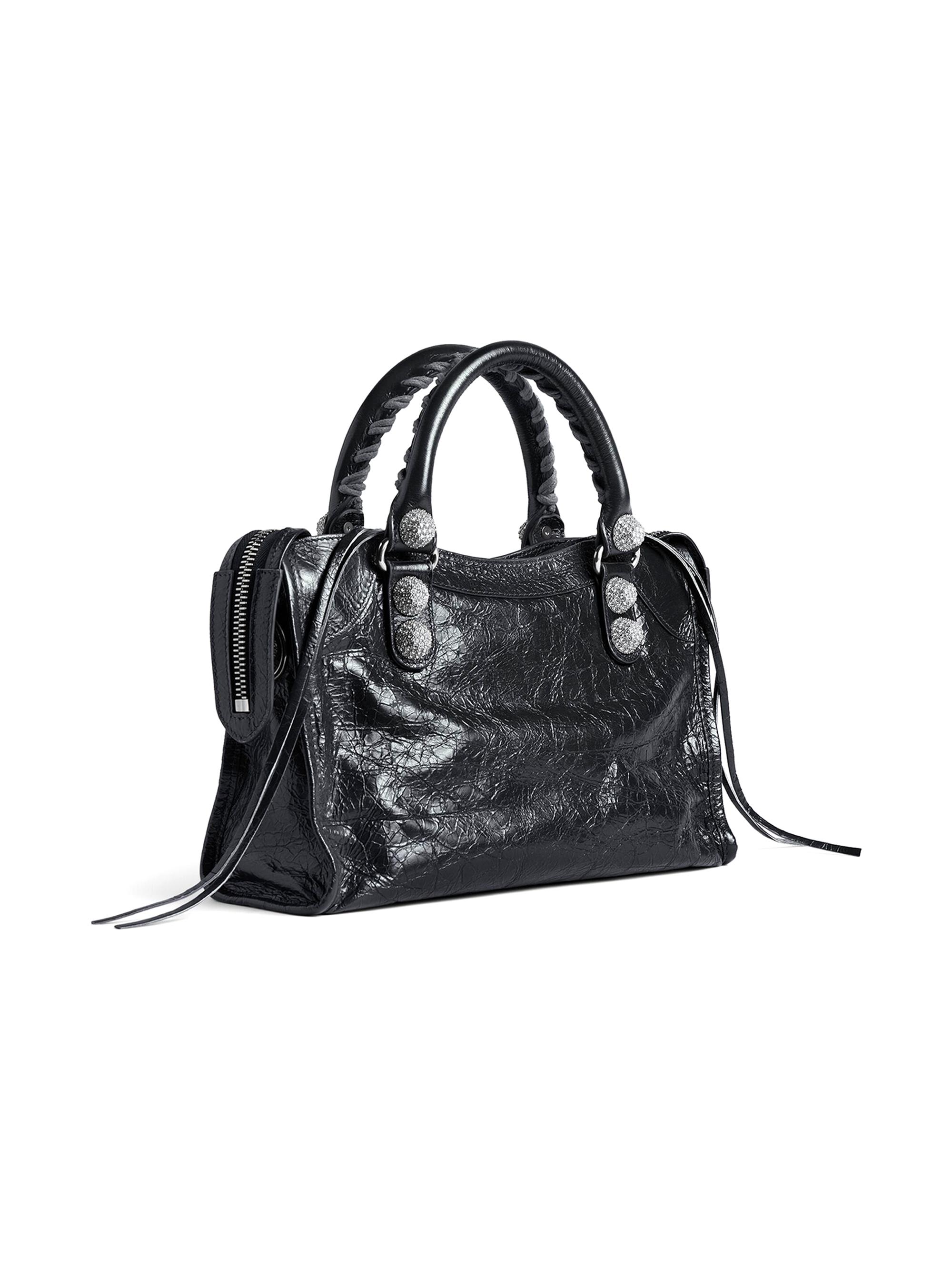 Balenciaga Le City Small Giant Studs Top Handle Bag with