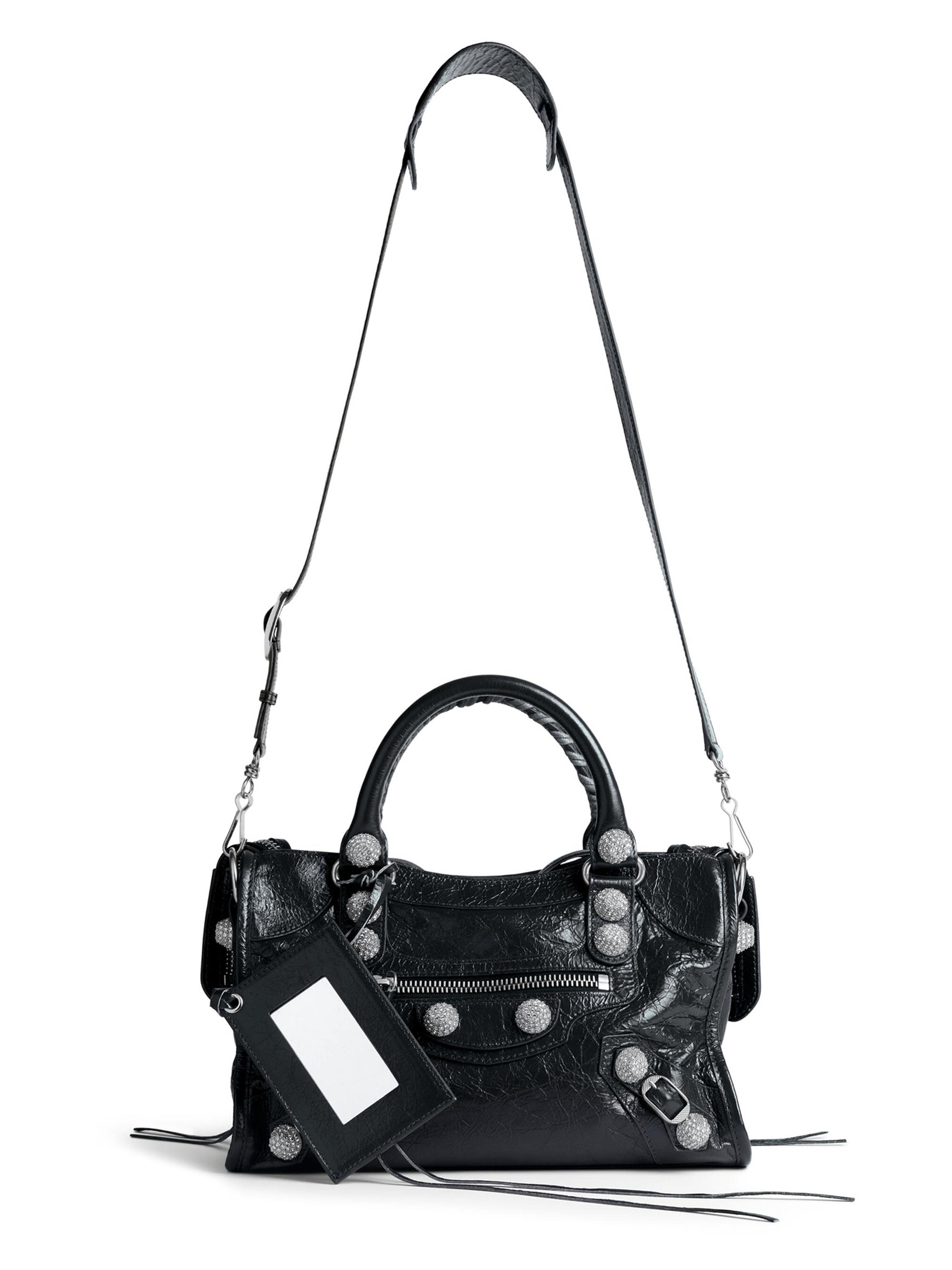 Balenciaga Le City Small Giant Studs Top Handle Bag with