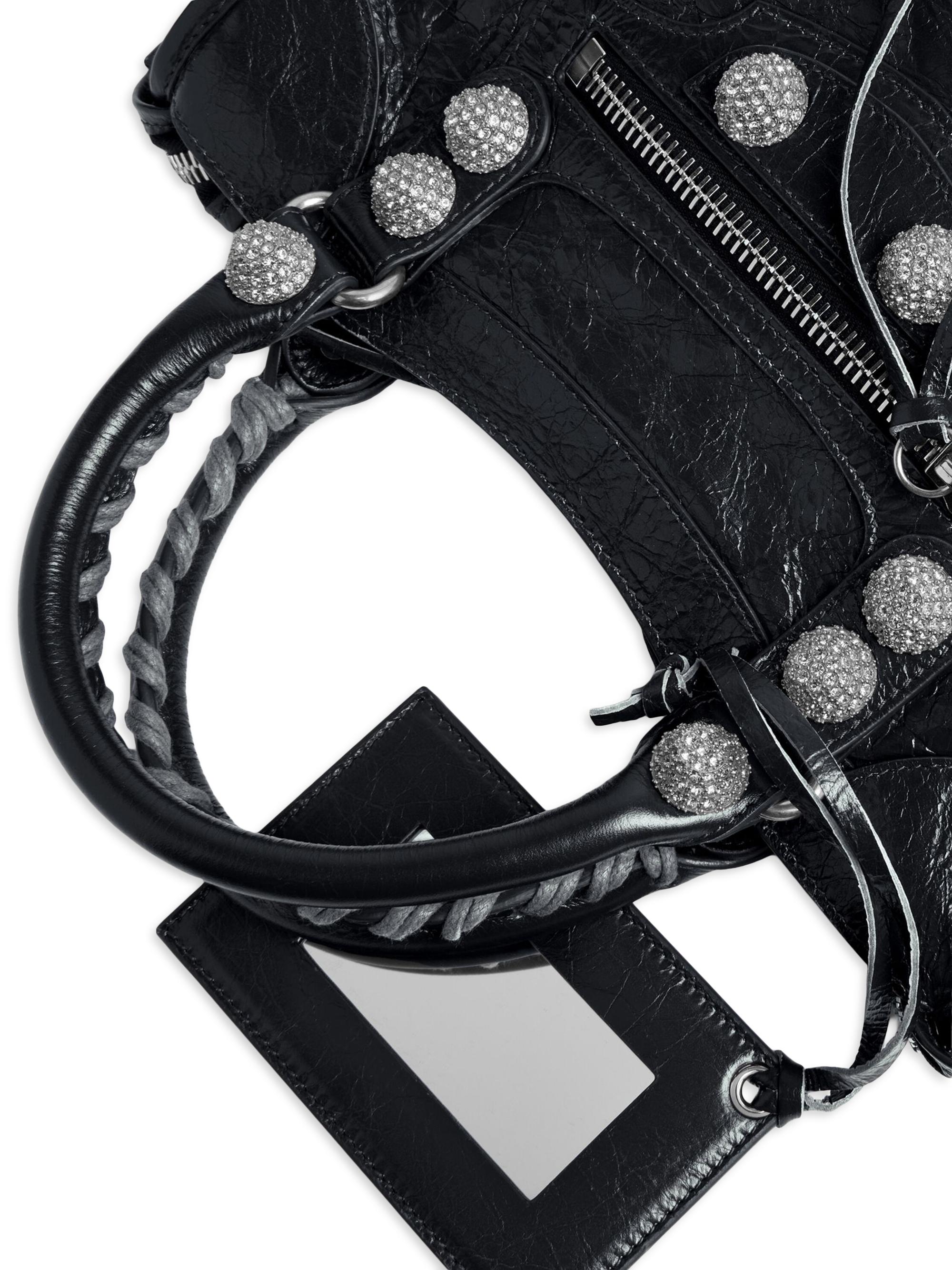 Balenciaga Le City Small Giant Studs Top Handle Bag with