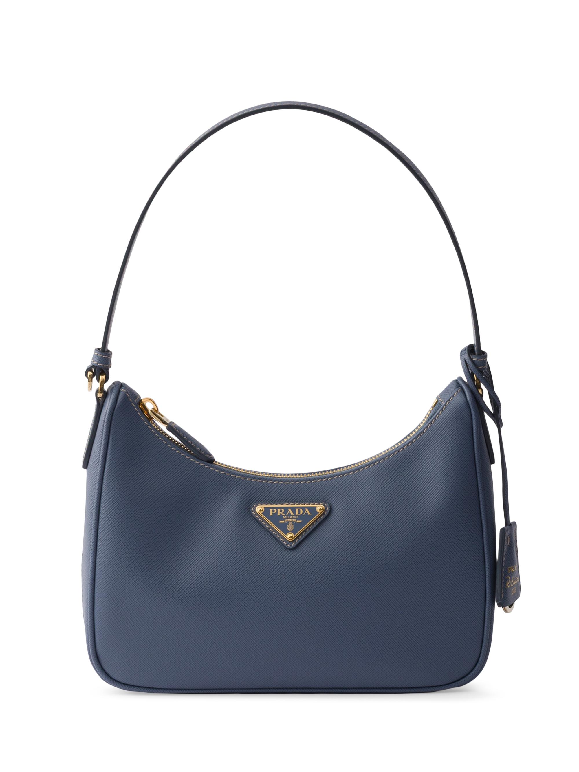 Prada Women's Re-Edition 2005 Saffiano Leather Mini Shoulder Bag - Blue