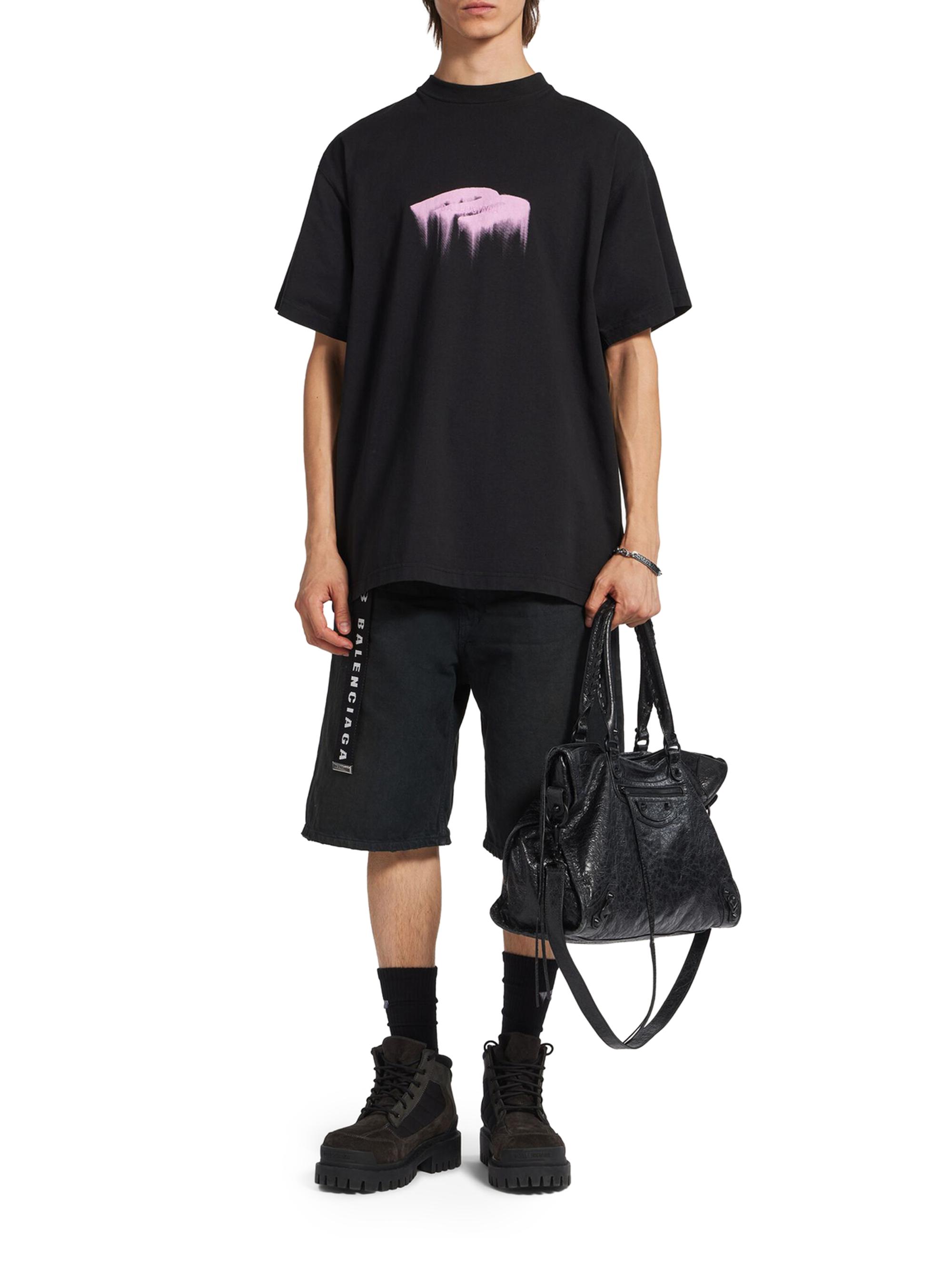 バレンシアガ Wet Brush Tシャツ Balenciaga Wet Brush Oversized T-Shirt | Saks Fifth Avenue