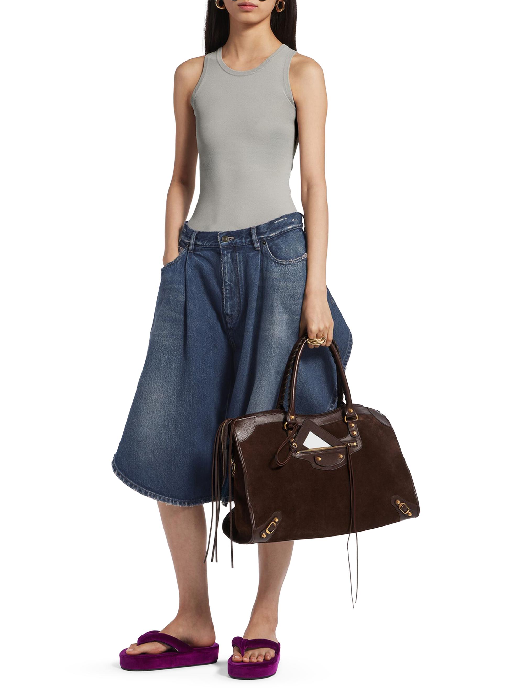 Balenciaga Women's Le City Tote Bag - Moka