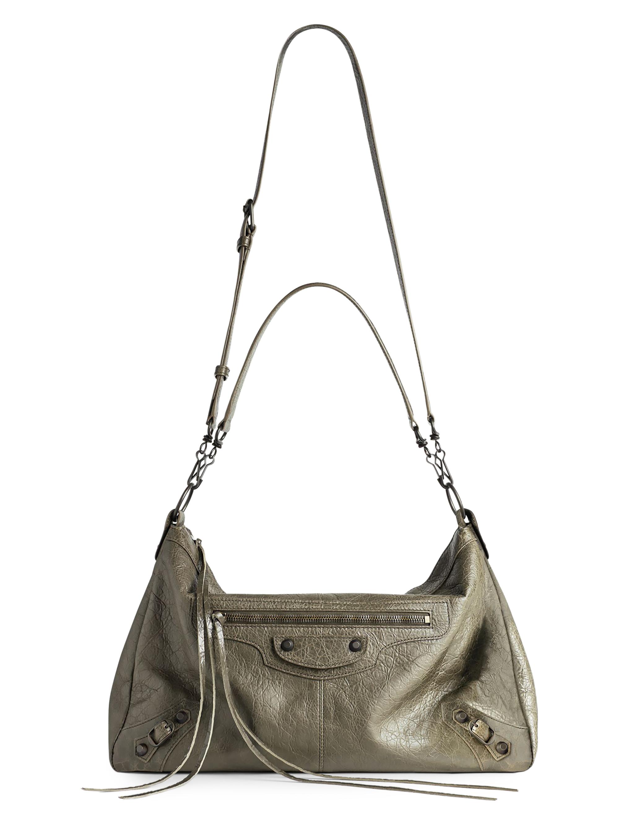 Balenciaga Men's Le City Moto Bag - Army Green