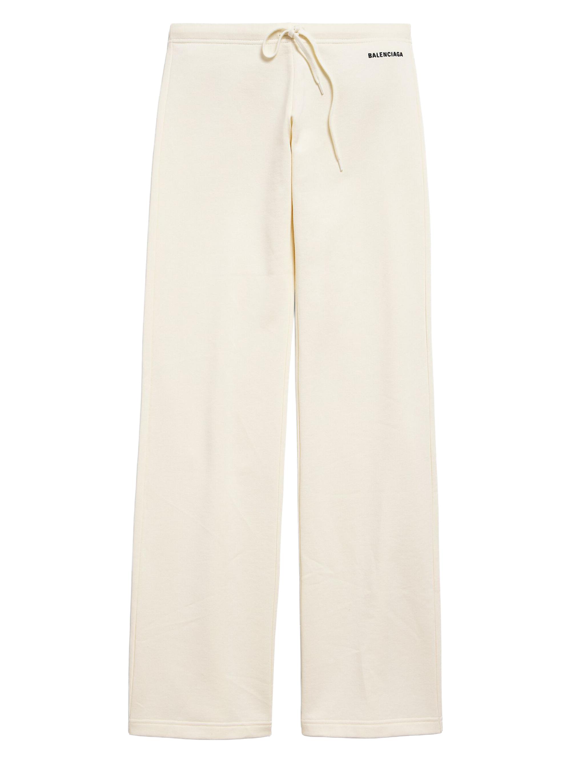 Balenciaga Women's Back Low Waist Sweatpants - Cream