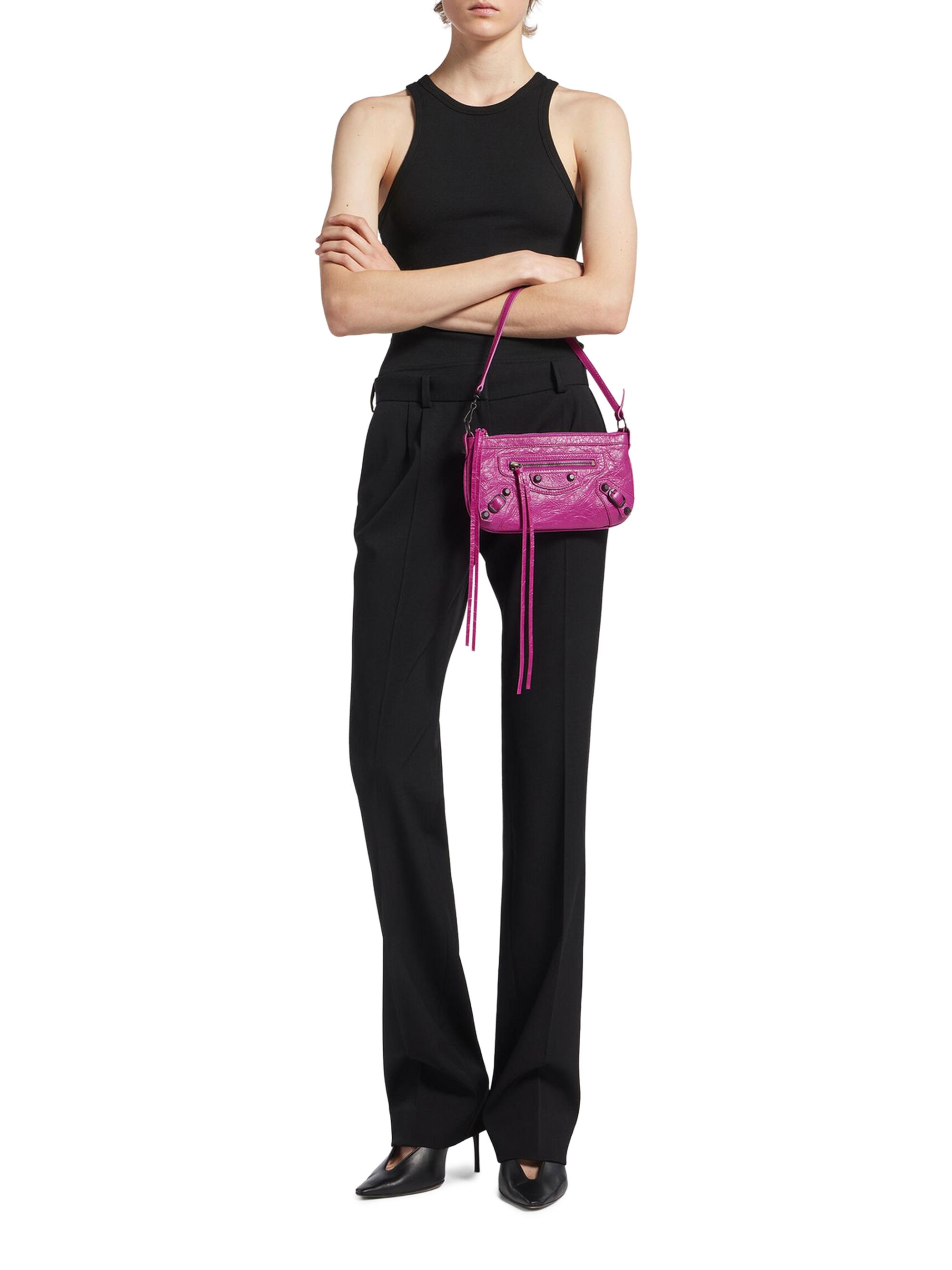 Balenciaga Women's Le City Pouch on Strap - Azalee