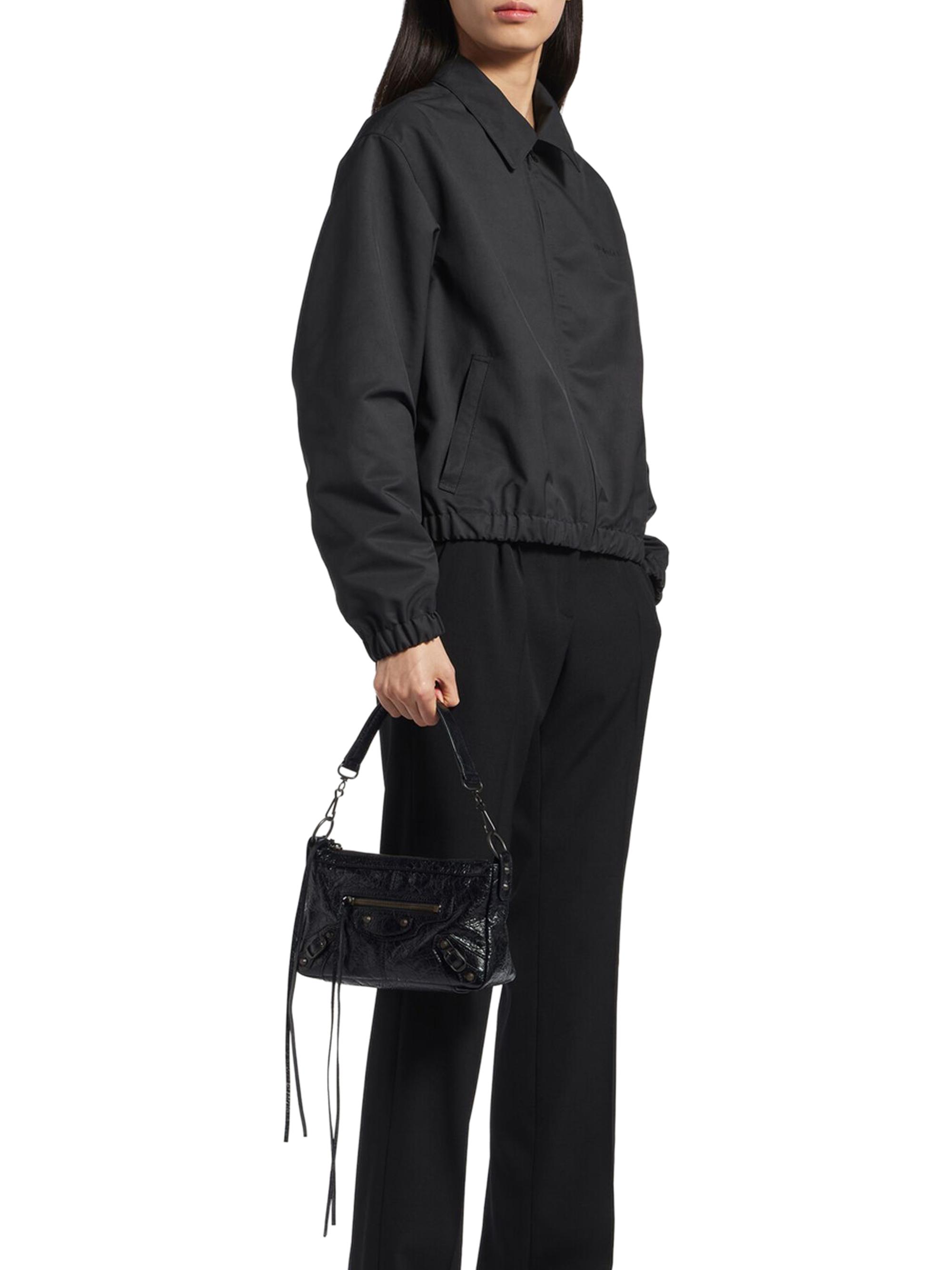 Balenciaga Women's Le City Moto Crossbody Bag - Black