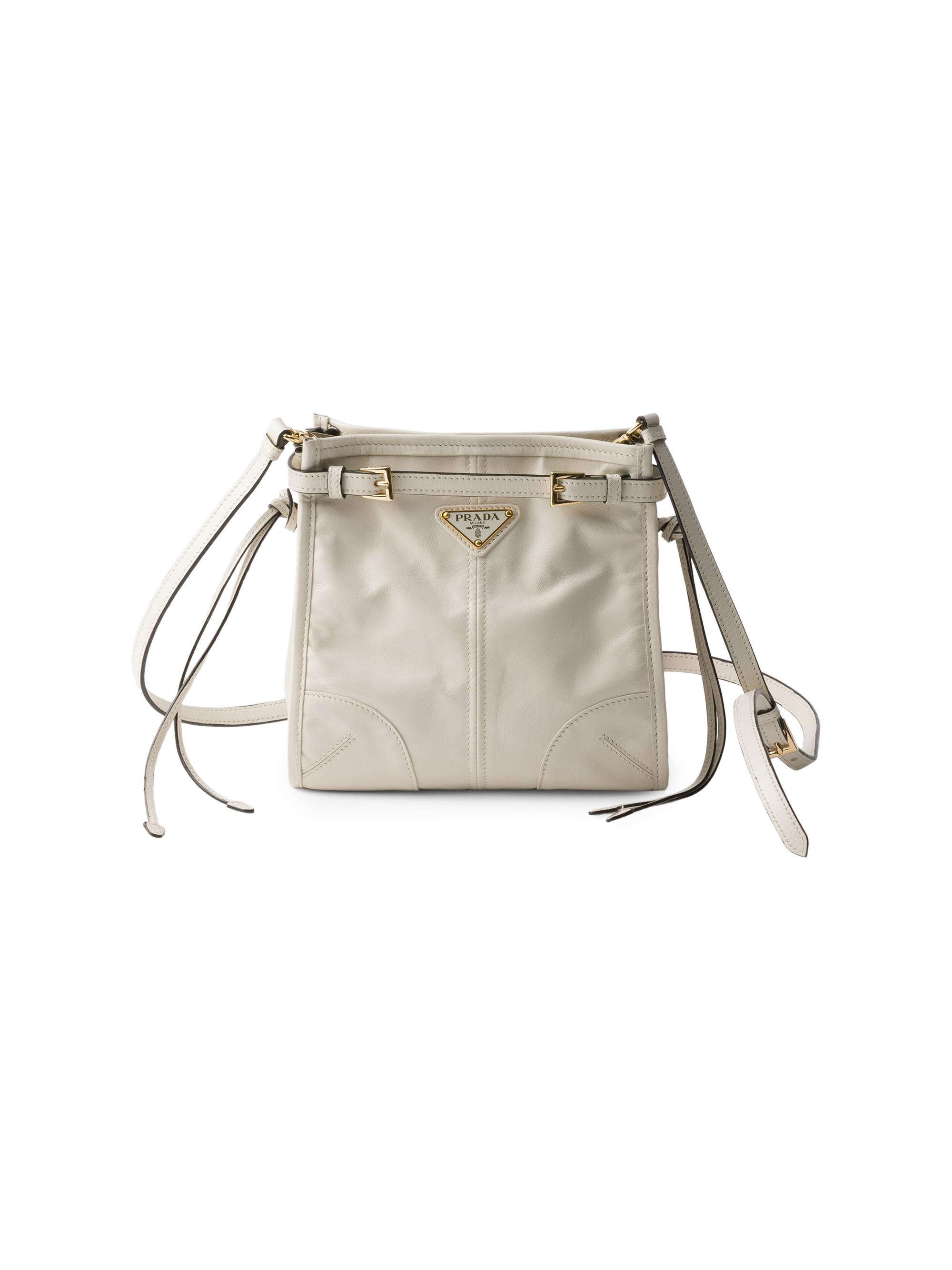 Prada Bonnie Top Handle Leather Handbag | Saks Fifth Avenue