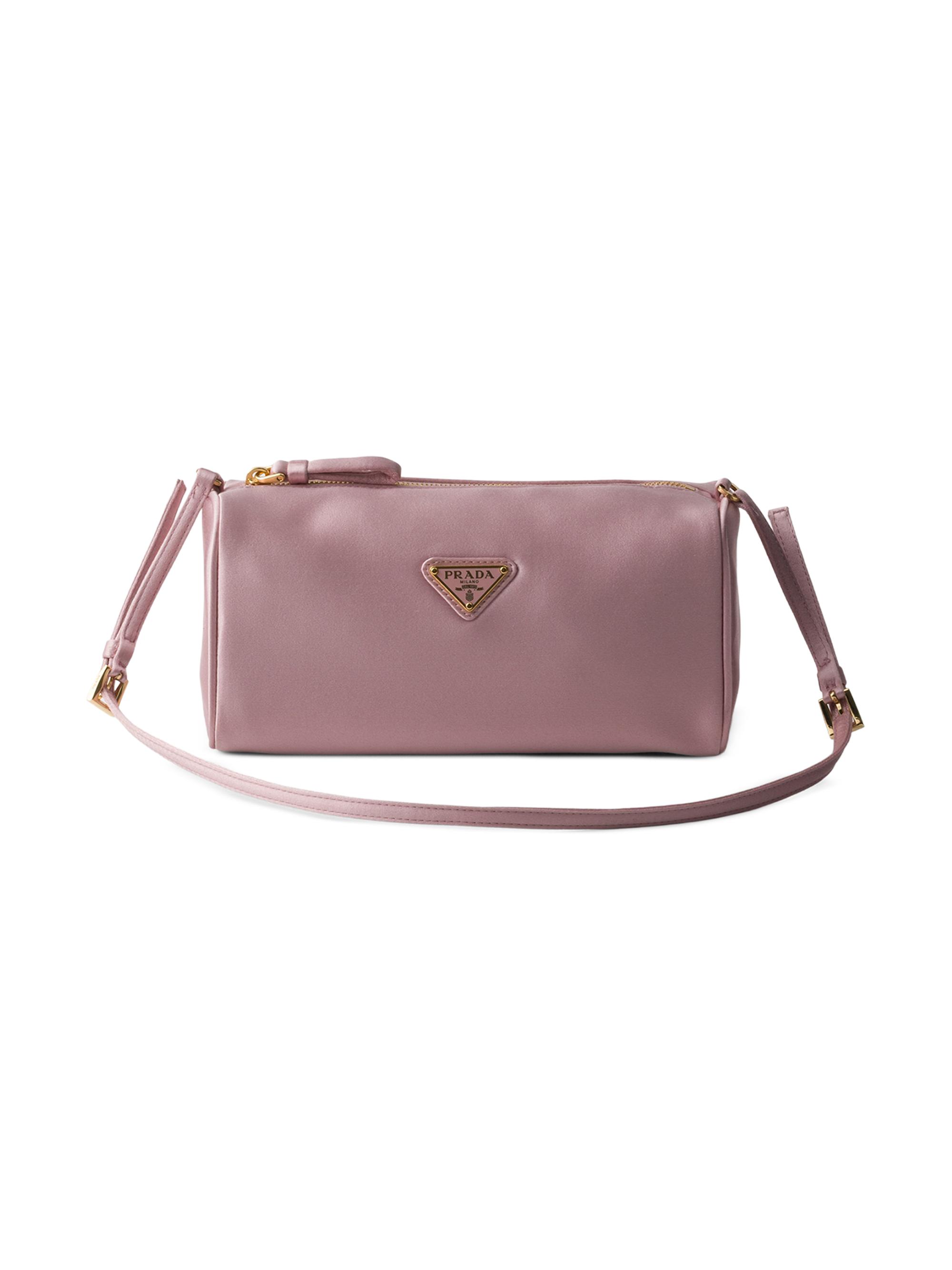 Prada Women's Satin Mini Shoulder Bag - Pink
