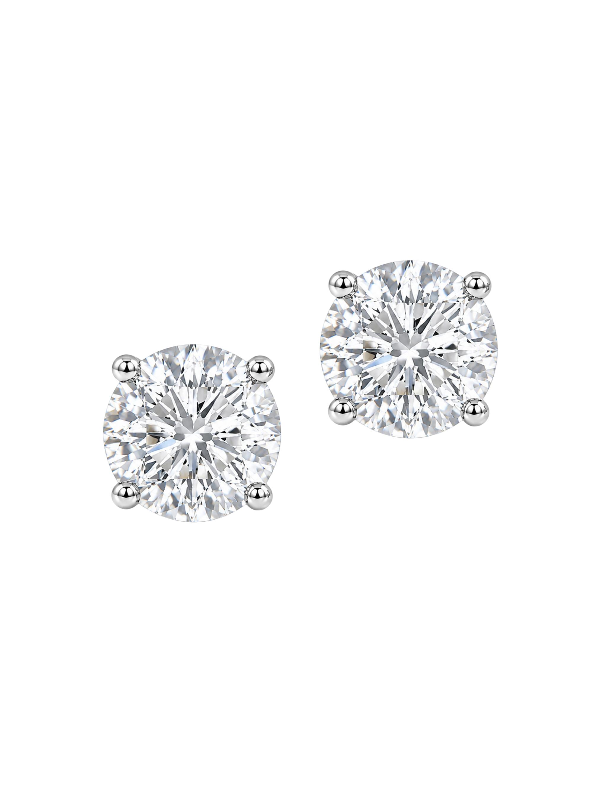 Saks Fifth Avenue Diamonds Women's 18K Gold & 2.00 TCW Lab-Grown Diamond Stud Earrings - Yellow Gold