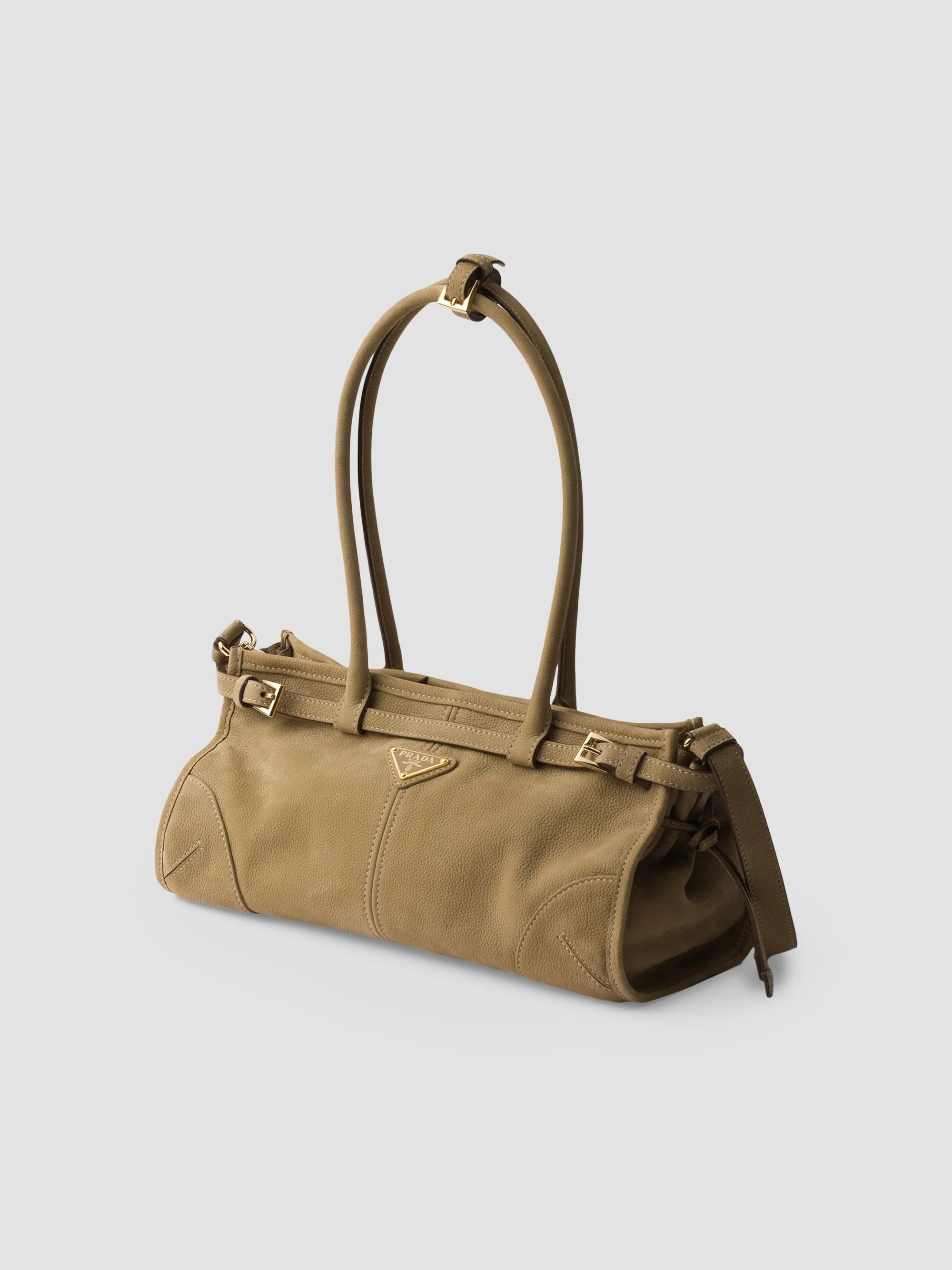 Prada Bonnie Medium Nubuck Leather Handbag | Saks Fifth Avenue