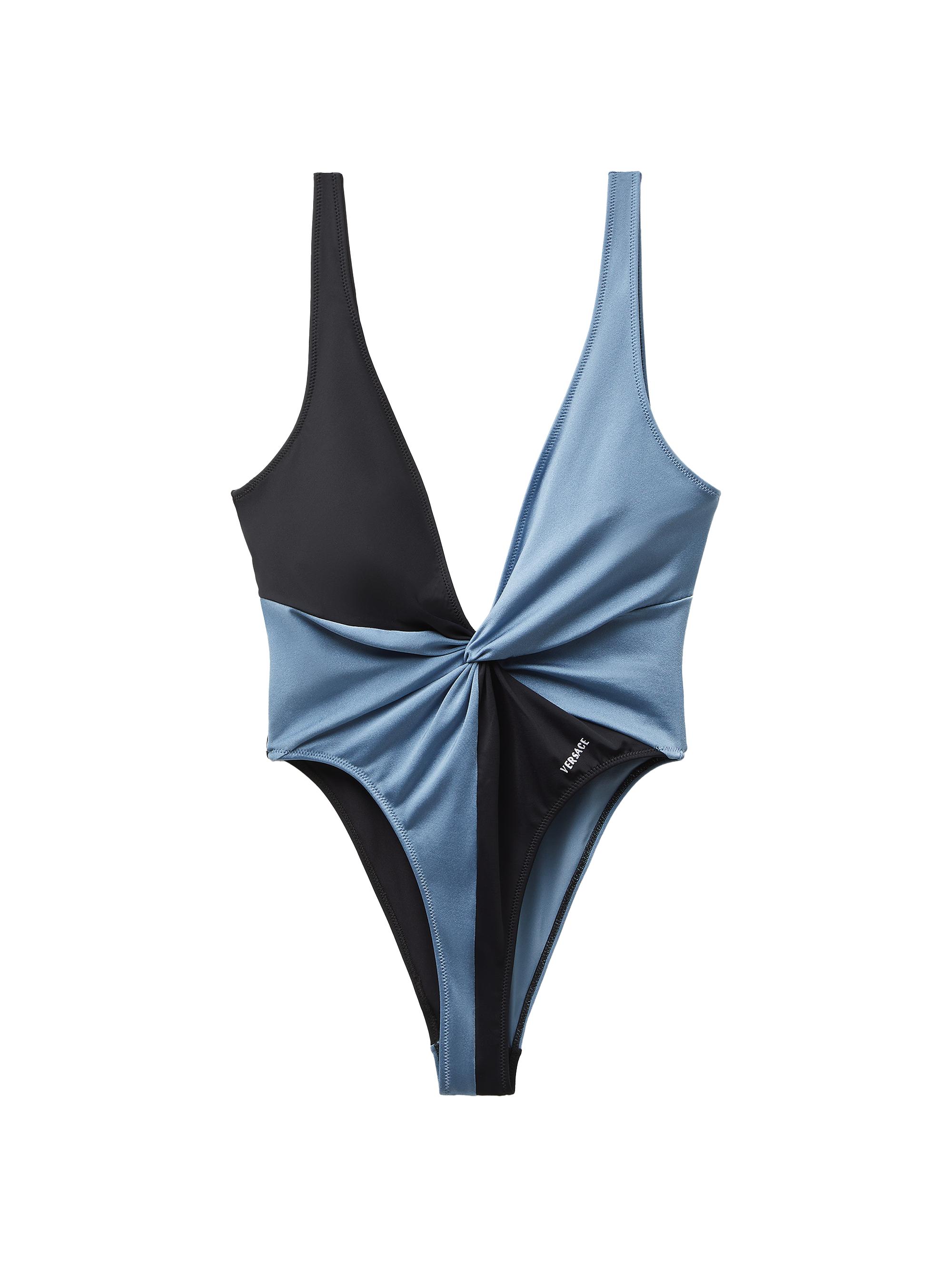 Versace Women's Colorblocked Twist One-Piece Swimsuit - Women's Clothing