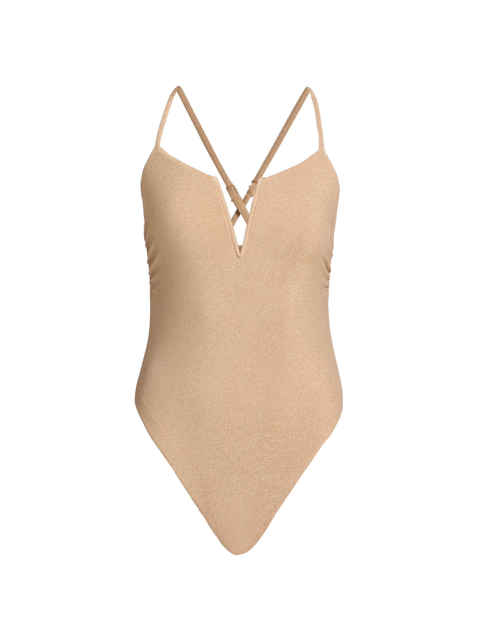 Ramy Brook Women's Bexley Metallic One-Piece Swimsuit - Gold