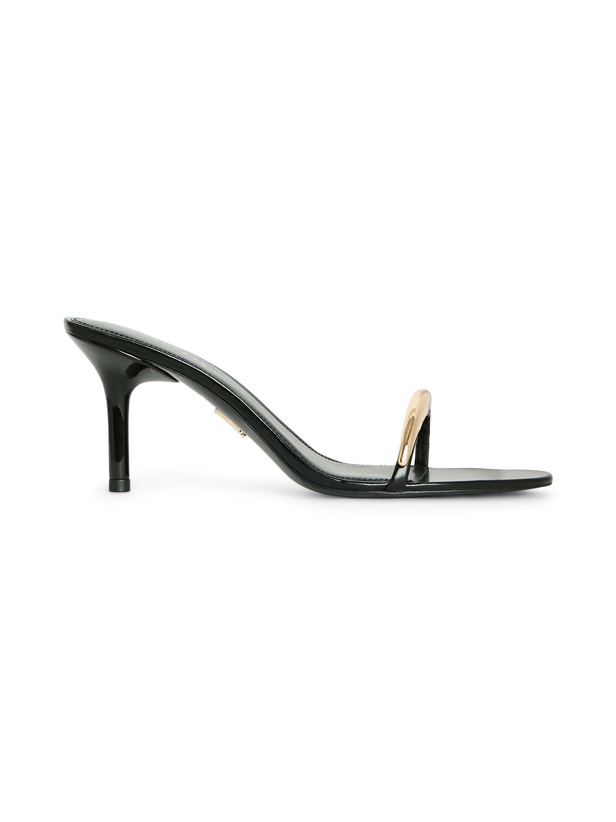 Retrofête Women's Karli 75MM Leather Stiletto-Heel Sandals - Black