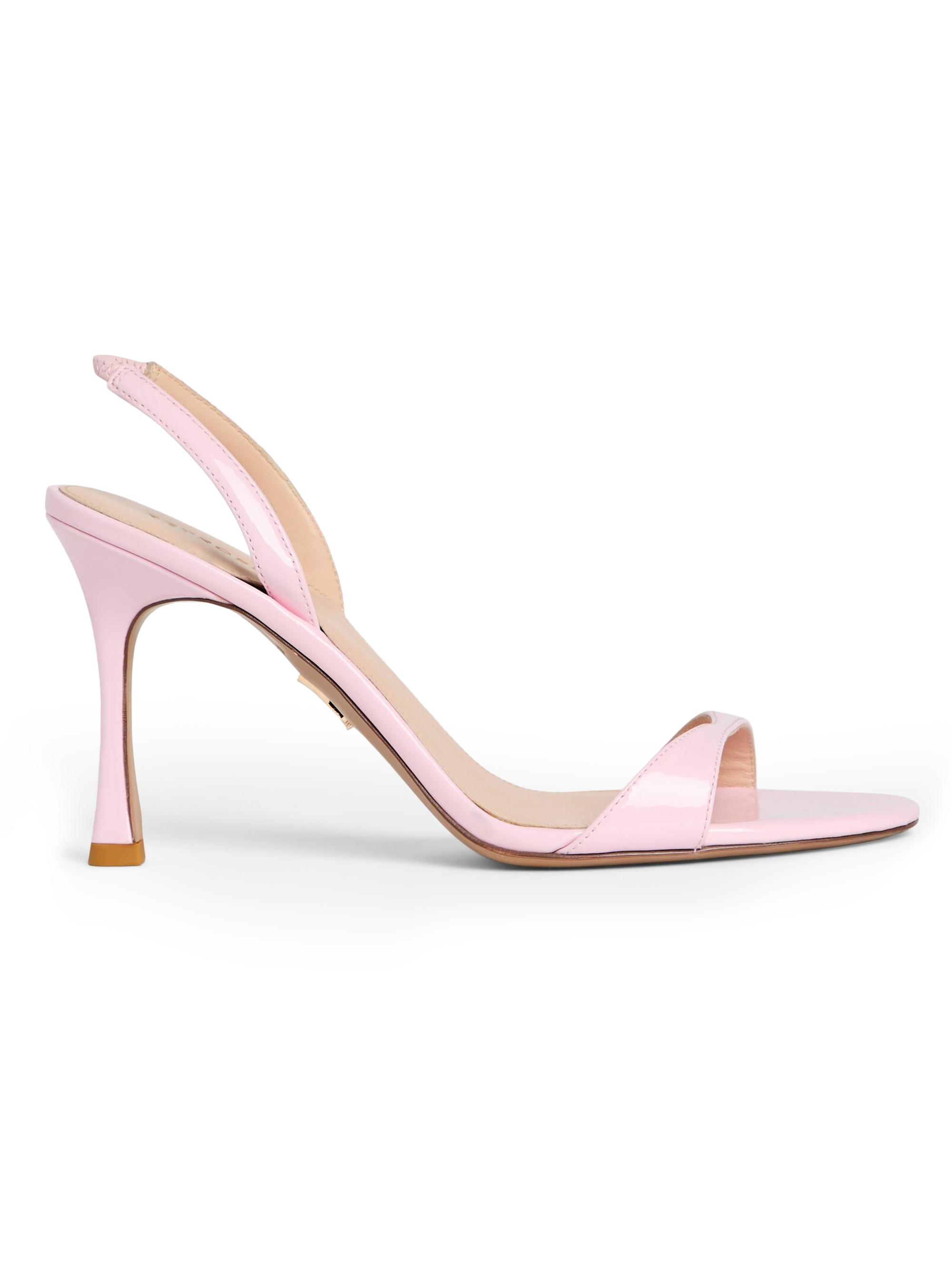 Retrofête Women's Fortune 100MM Leather Slingback Sandals - Pink