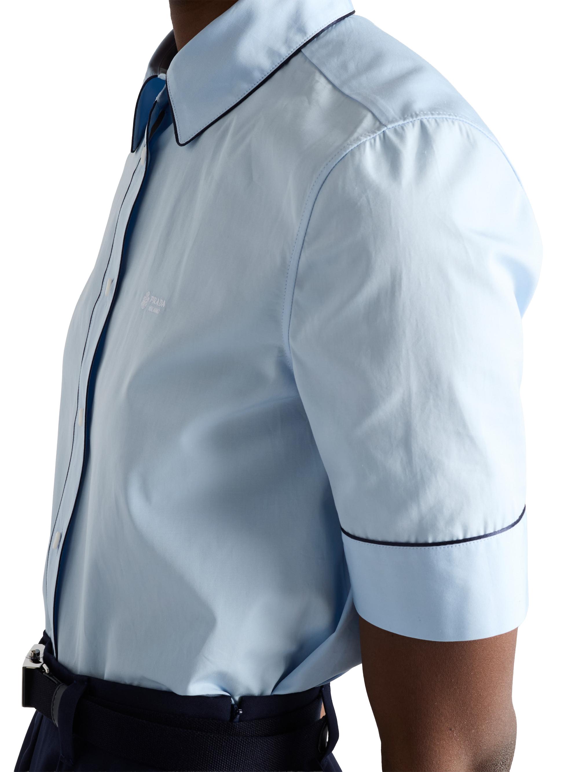 Prada Short-Sleeved Poplin Shirt | Saks Fifth Avenue