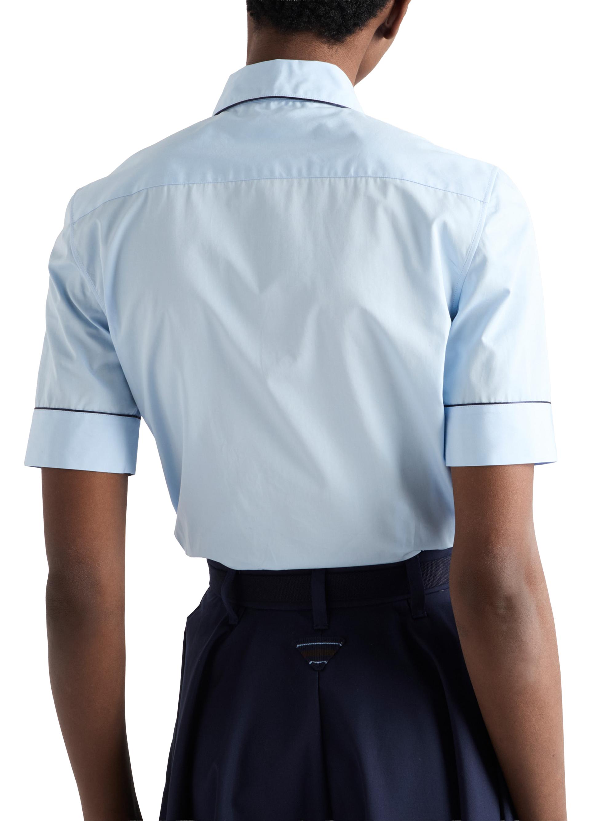 Prada Short-Sleeved Poplin Shirt | Saks Fifth Avenue