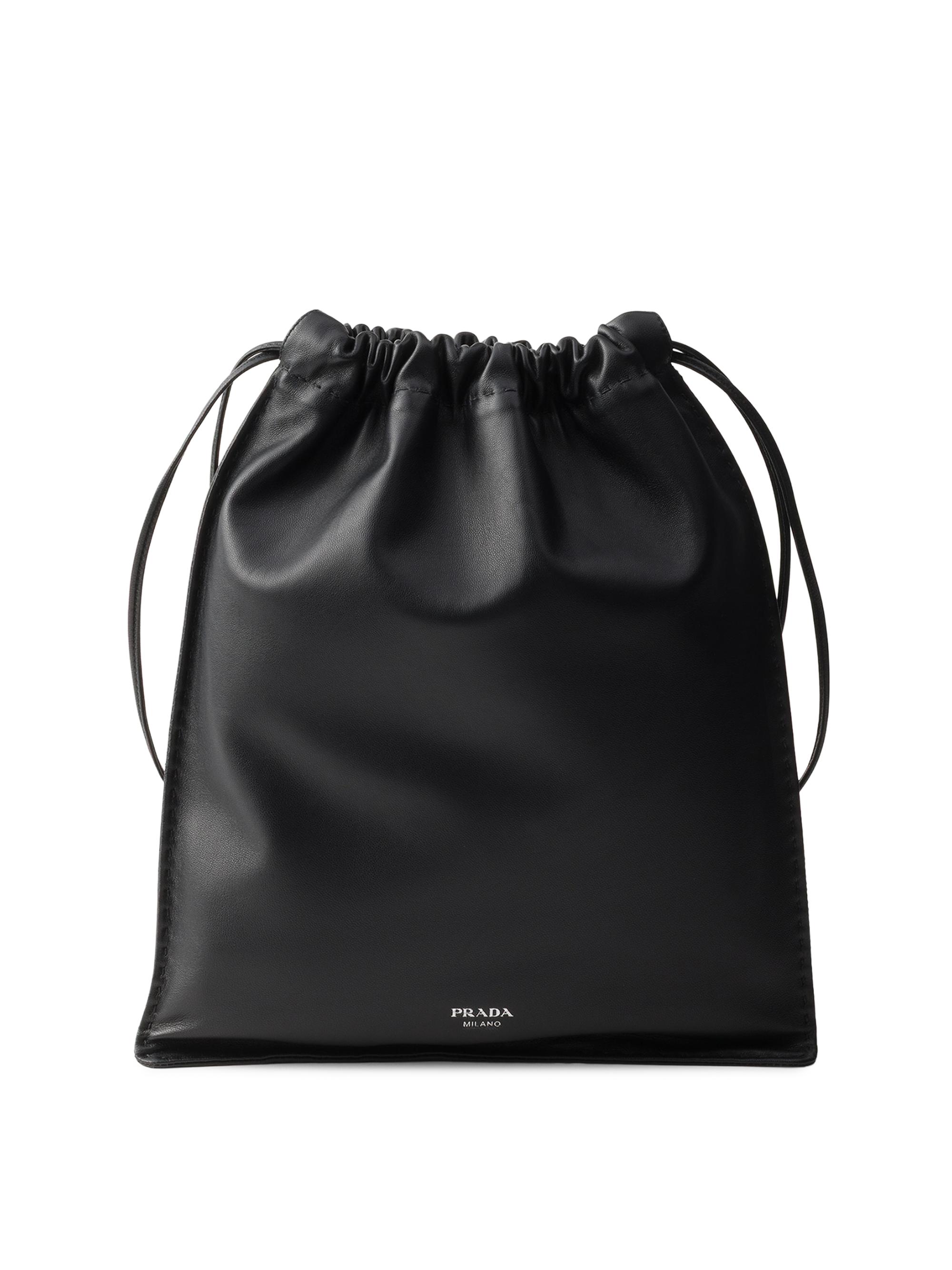 Prada Women's Wish Nappa Leather Pouch - Black