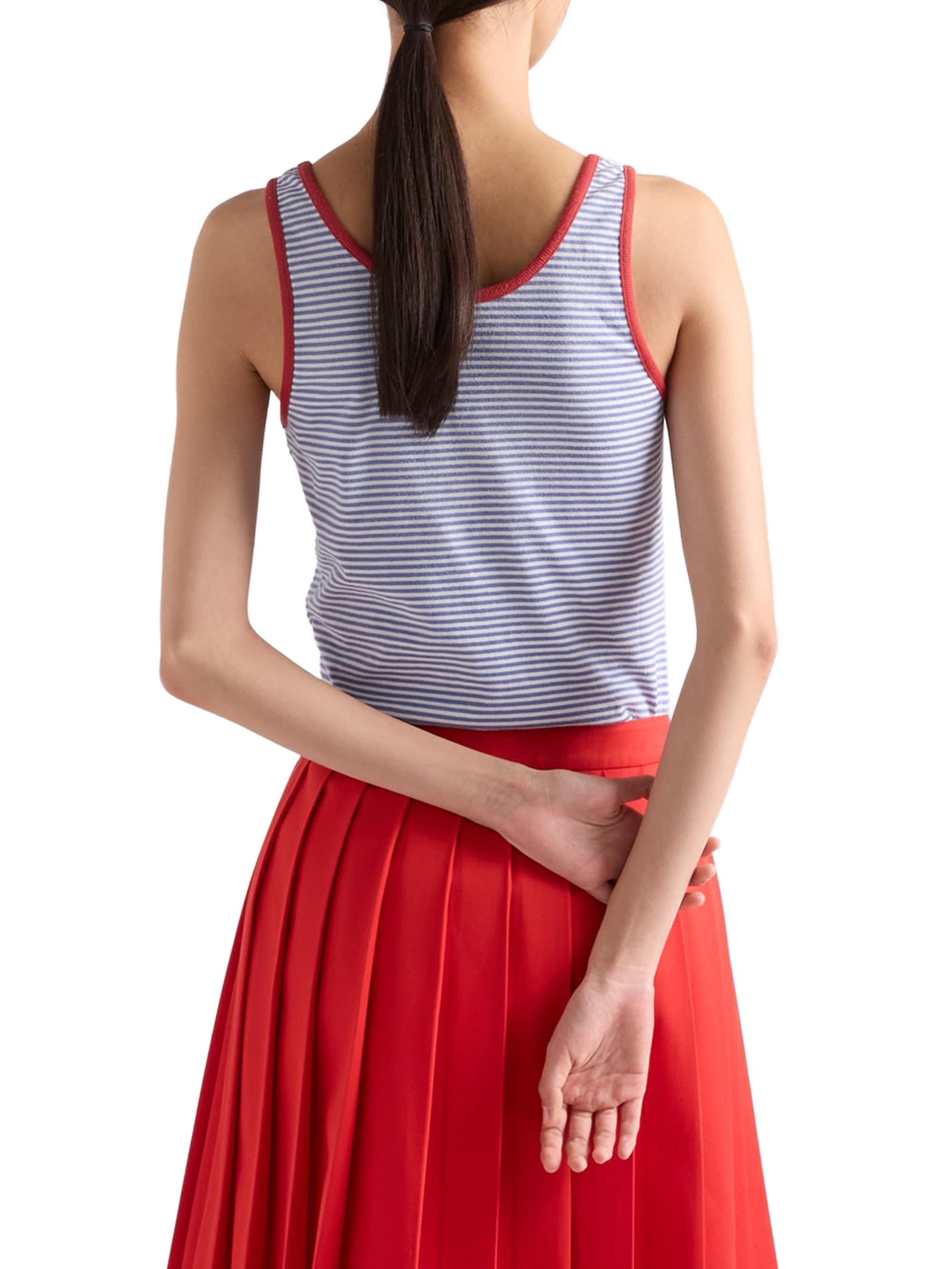 Prada Striped Cotton Jersey Tank Top | Saks Fifth Avenue