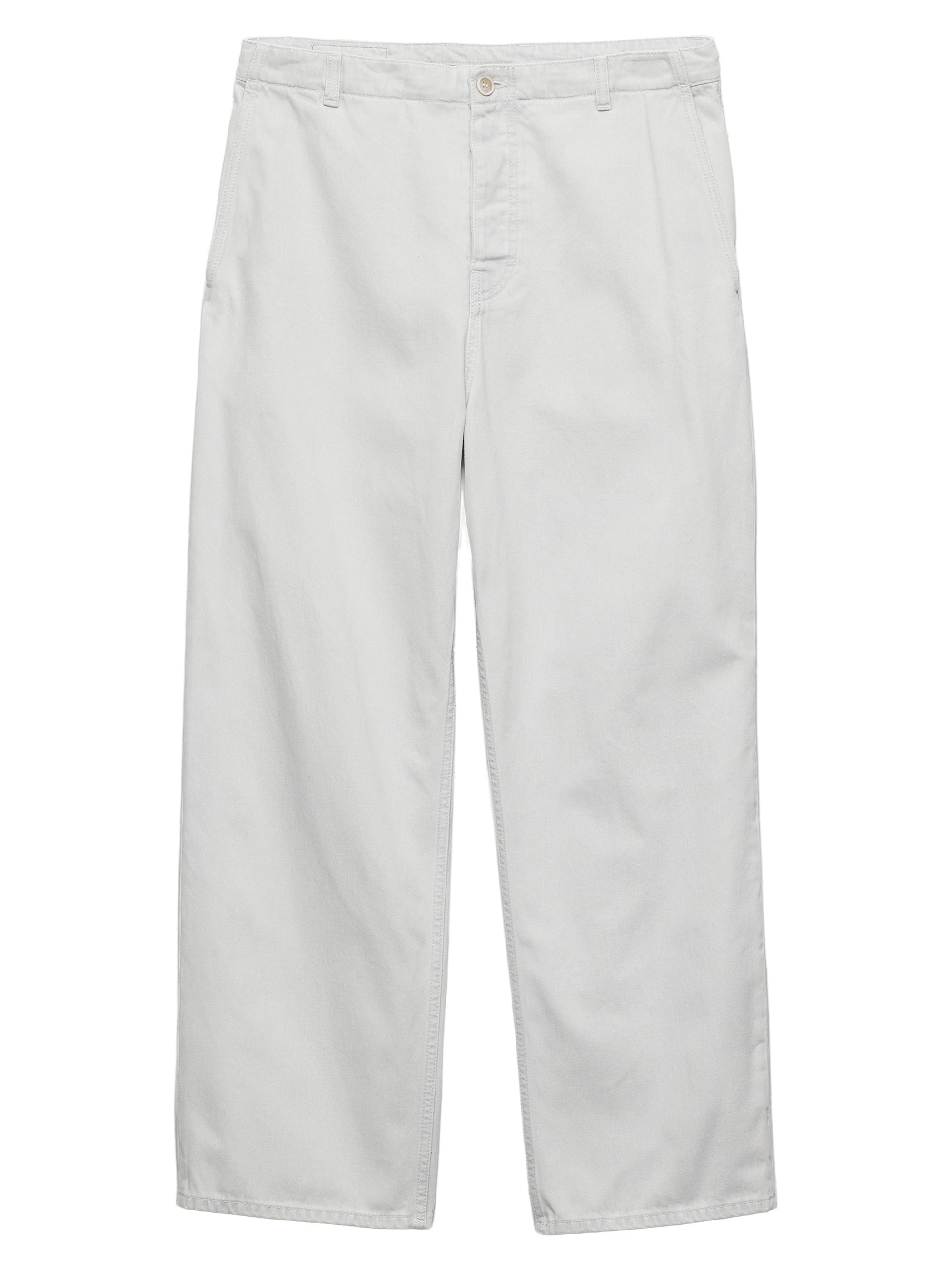 Prada Men's Regular Bleached Denim Jeans - Grey