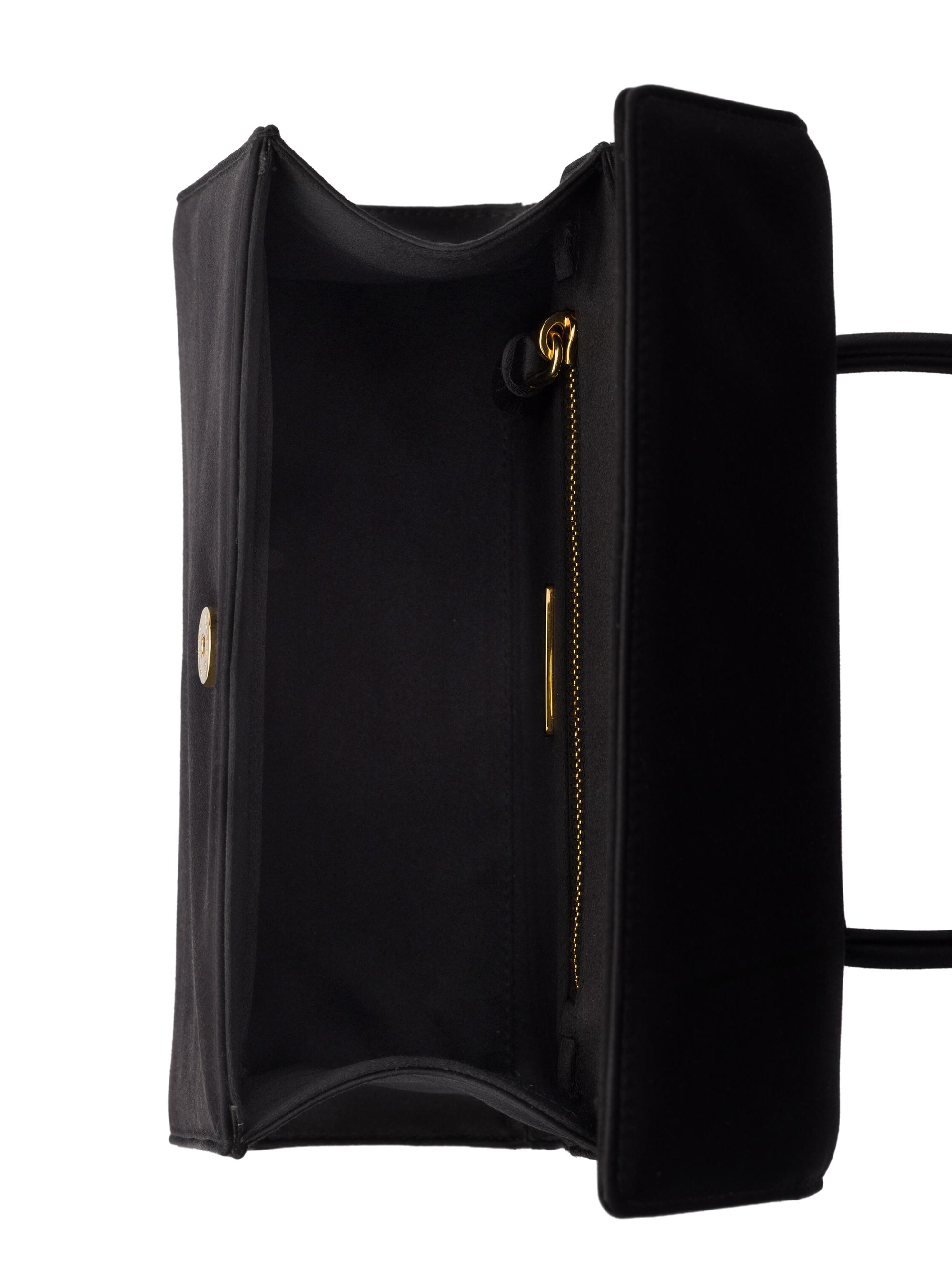Prada Minuit Satin Top Handle Bag | Saks Fifth Avenue