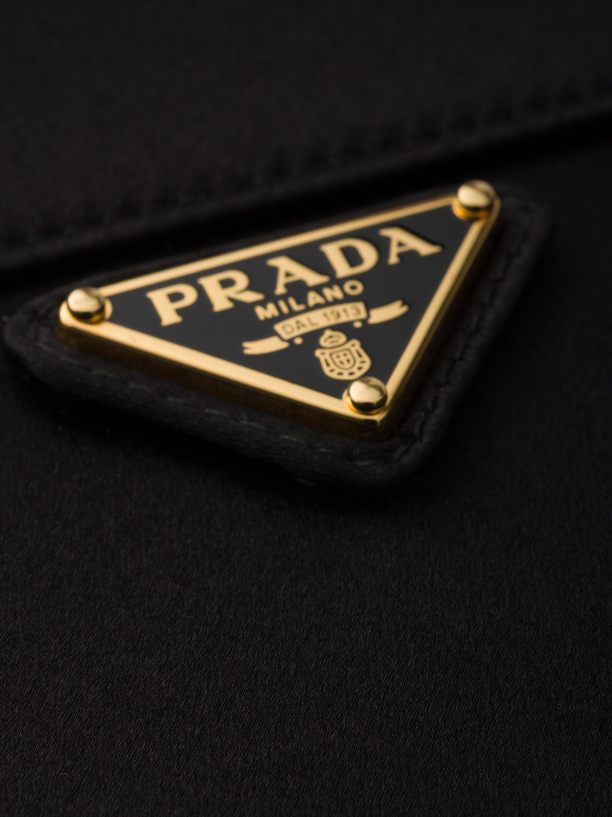Prada Minuit Satin Top Handle Bag | Saks Fifth Avenue