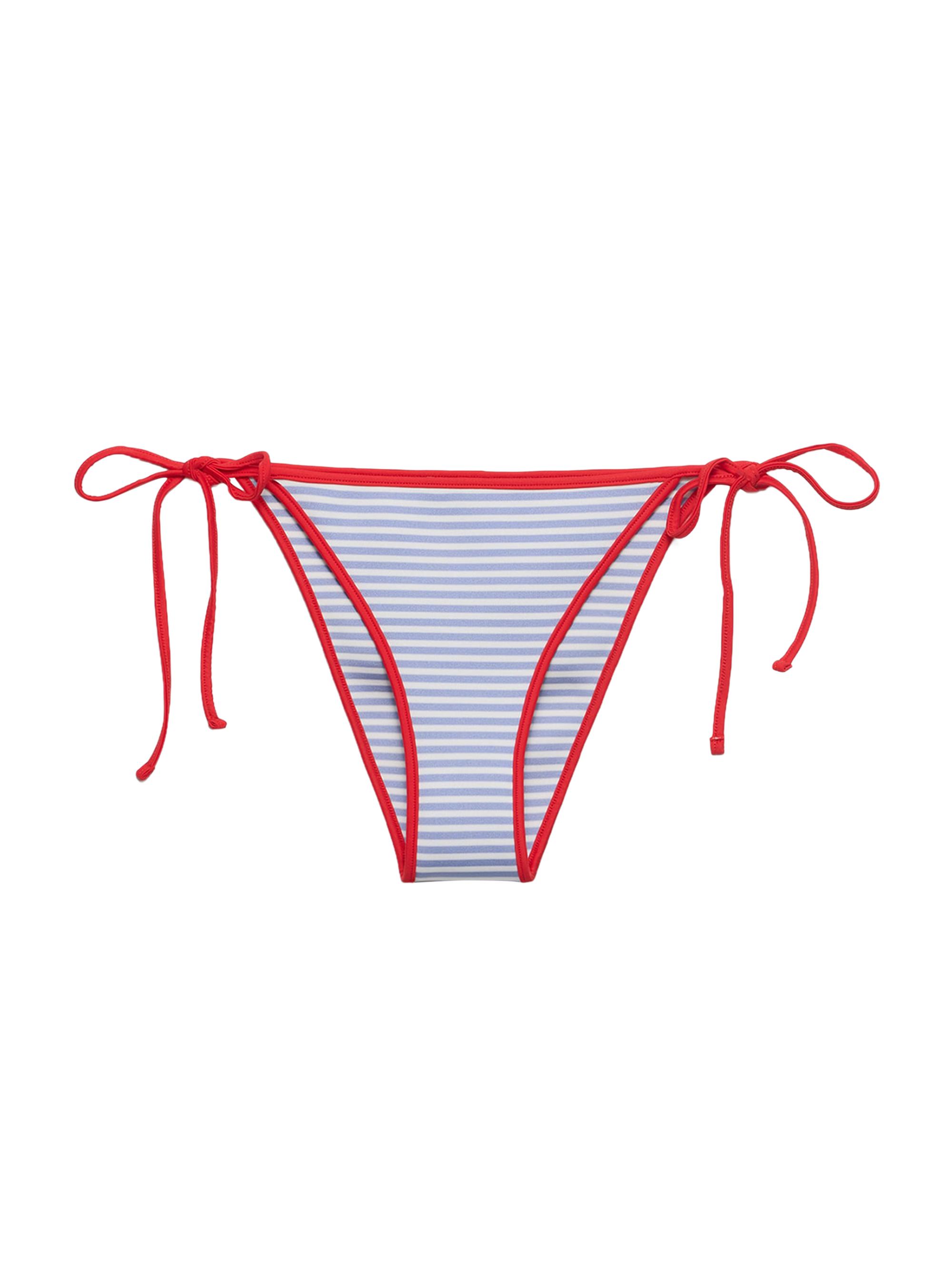 Prada Women's Interlock Jersey Bikini Bottom - Blue