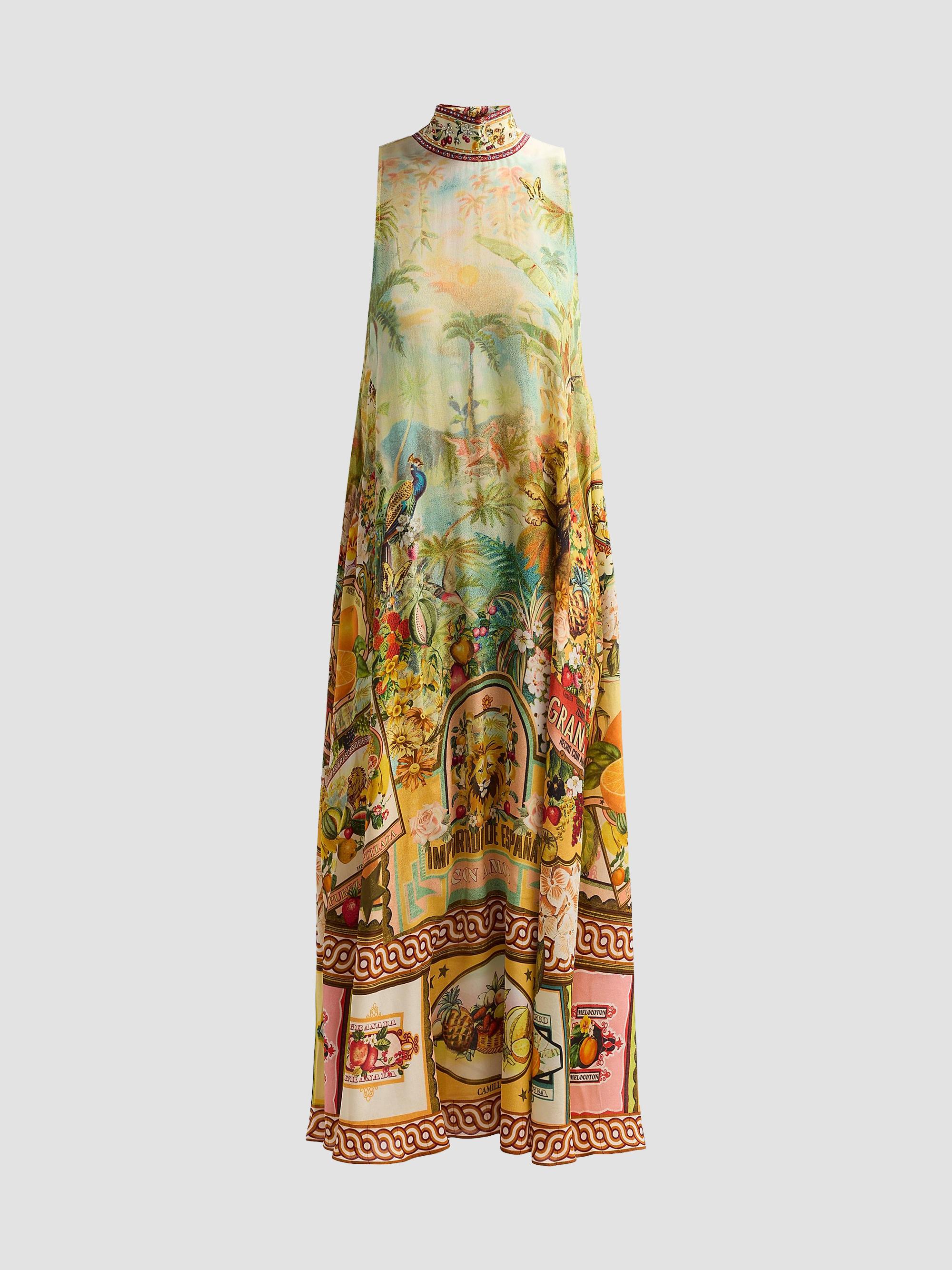 camilla adorned viscose maxi dress Camilla Adorned Viscose Maxi Dress