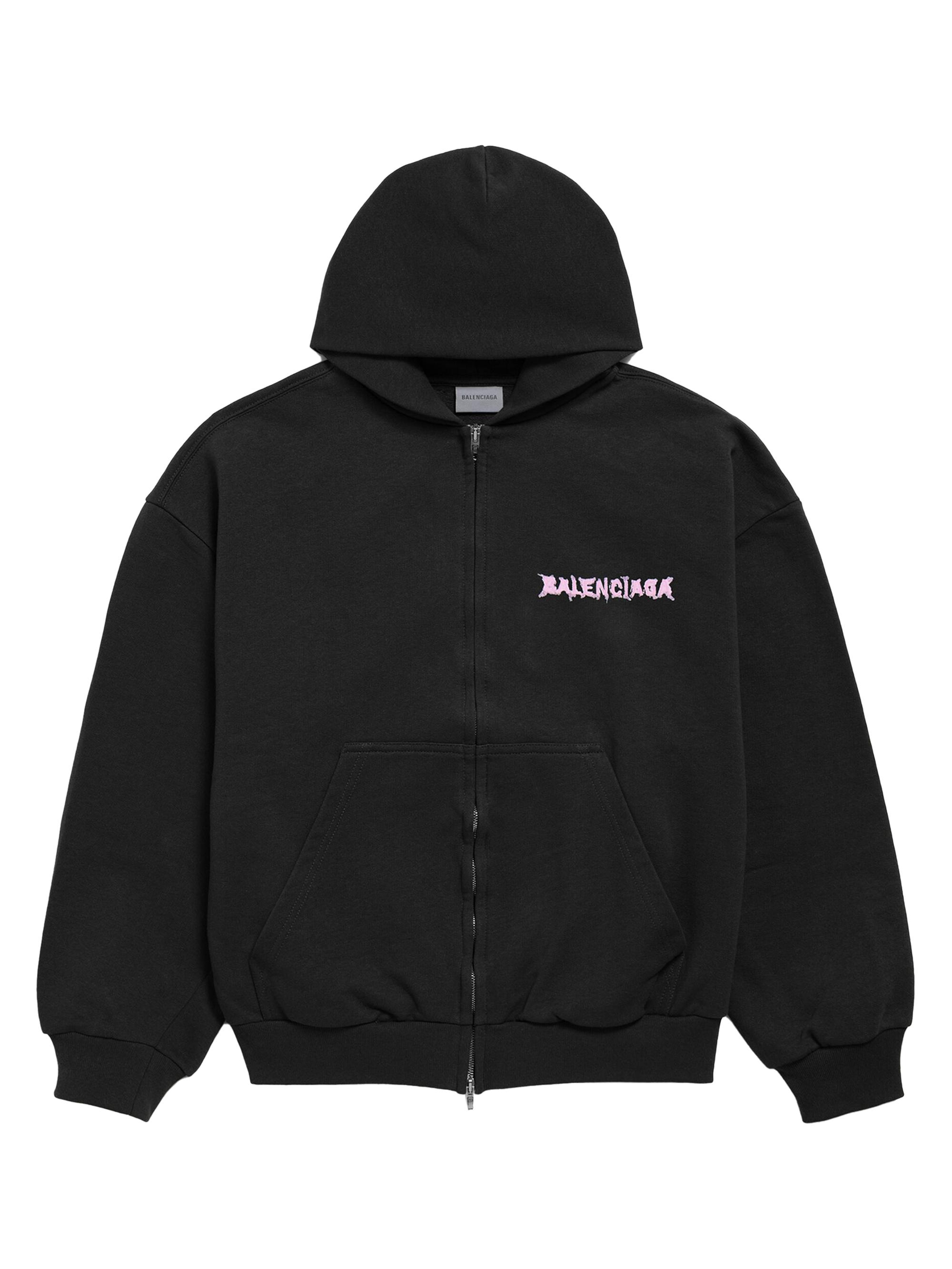Balenciaga Back Flip Round Oversized Hoodie | Saks Fifth Avenue