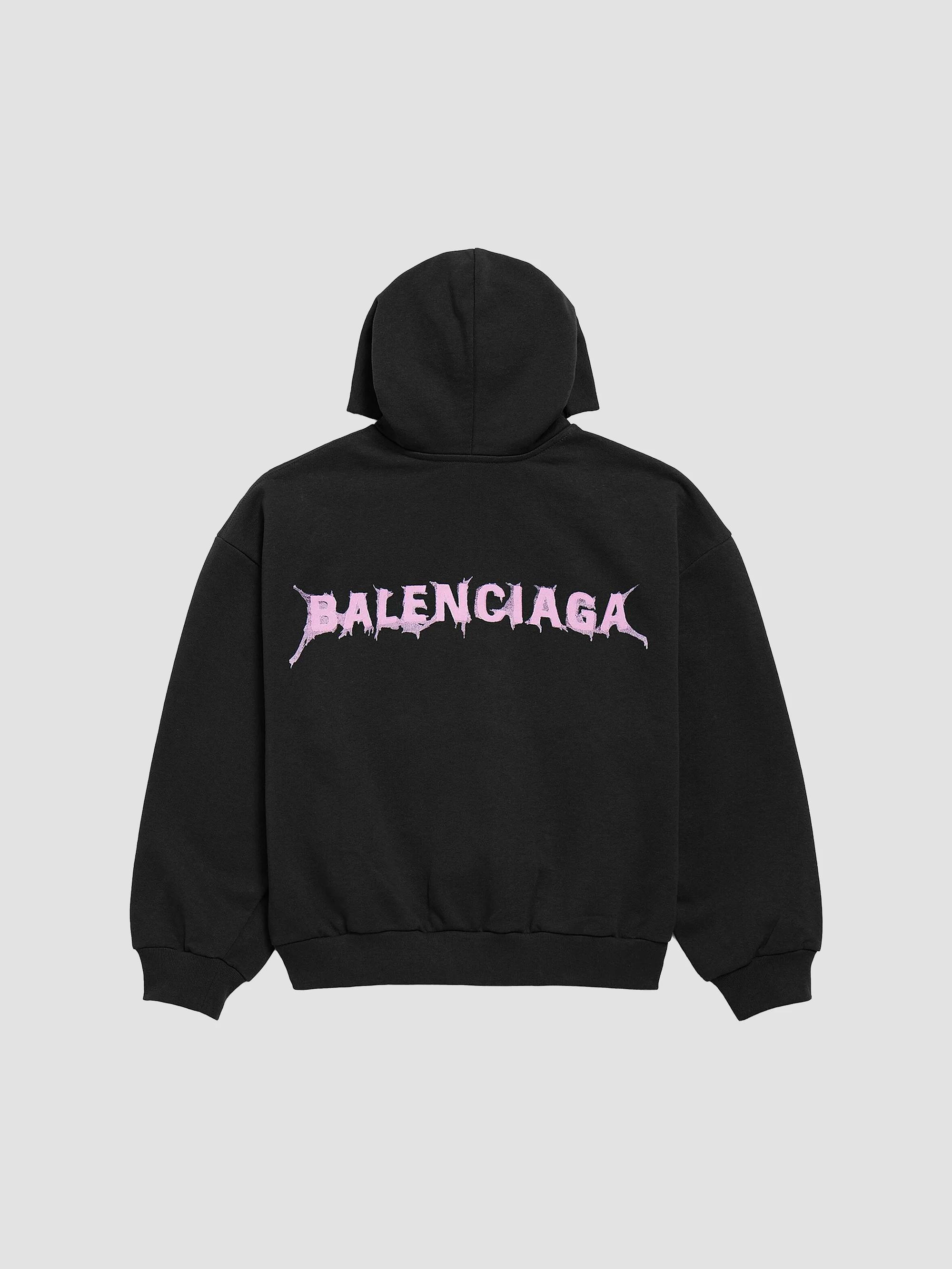 Balenciaga DIY Back Zip-Up Regular Fit Hoodie | Saks Fifth Avenue