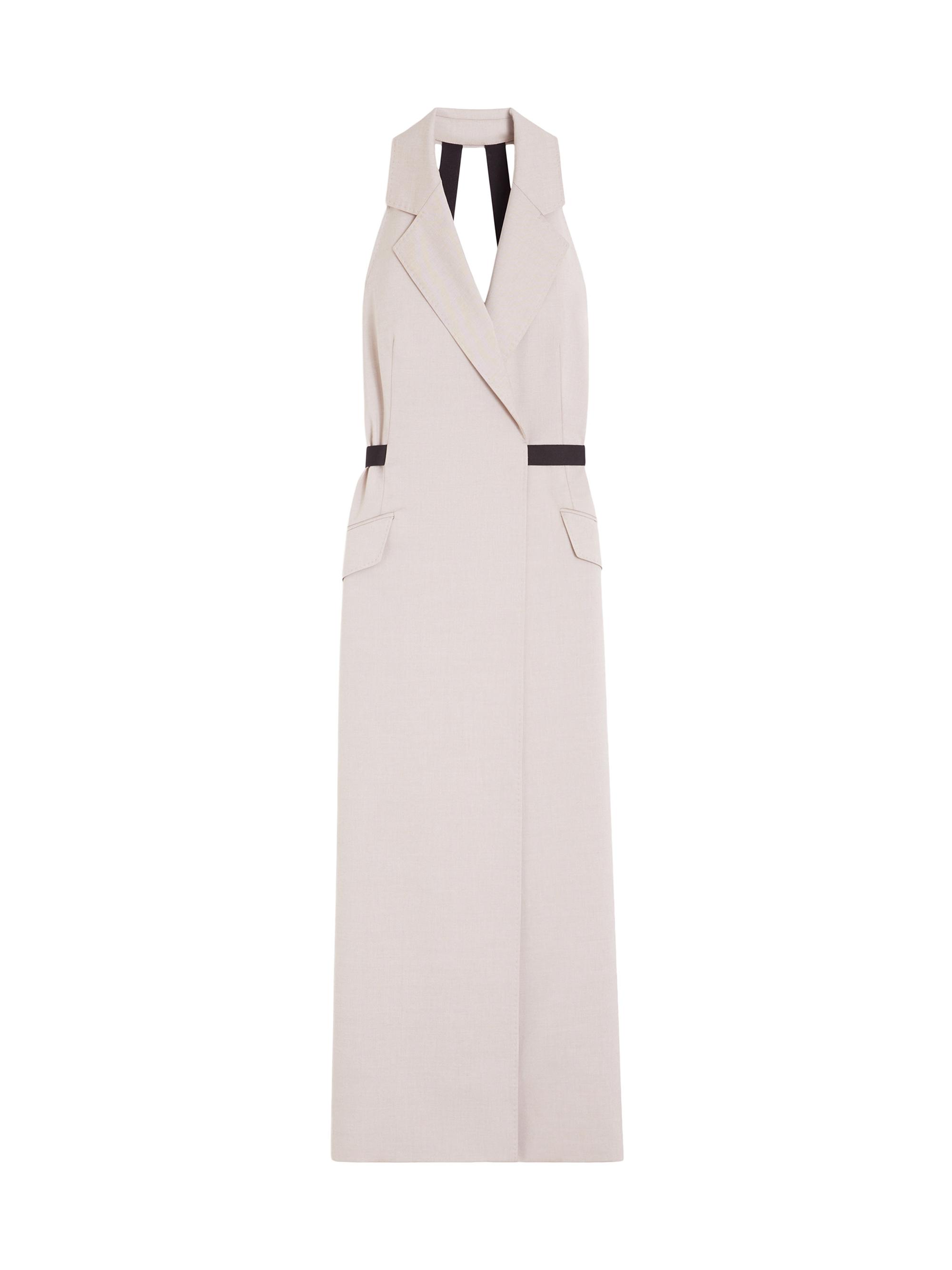 Max Mara Women's Wool and Cotton Canvas Dress - Beige