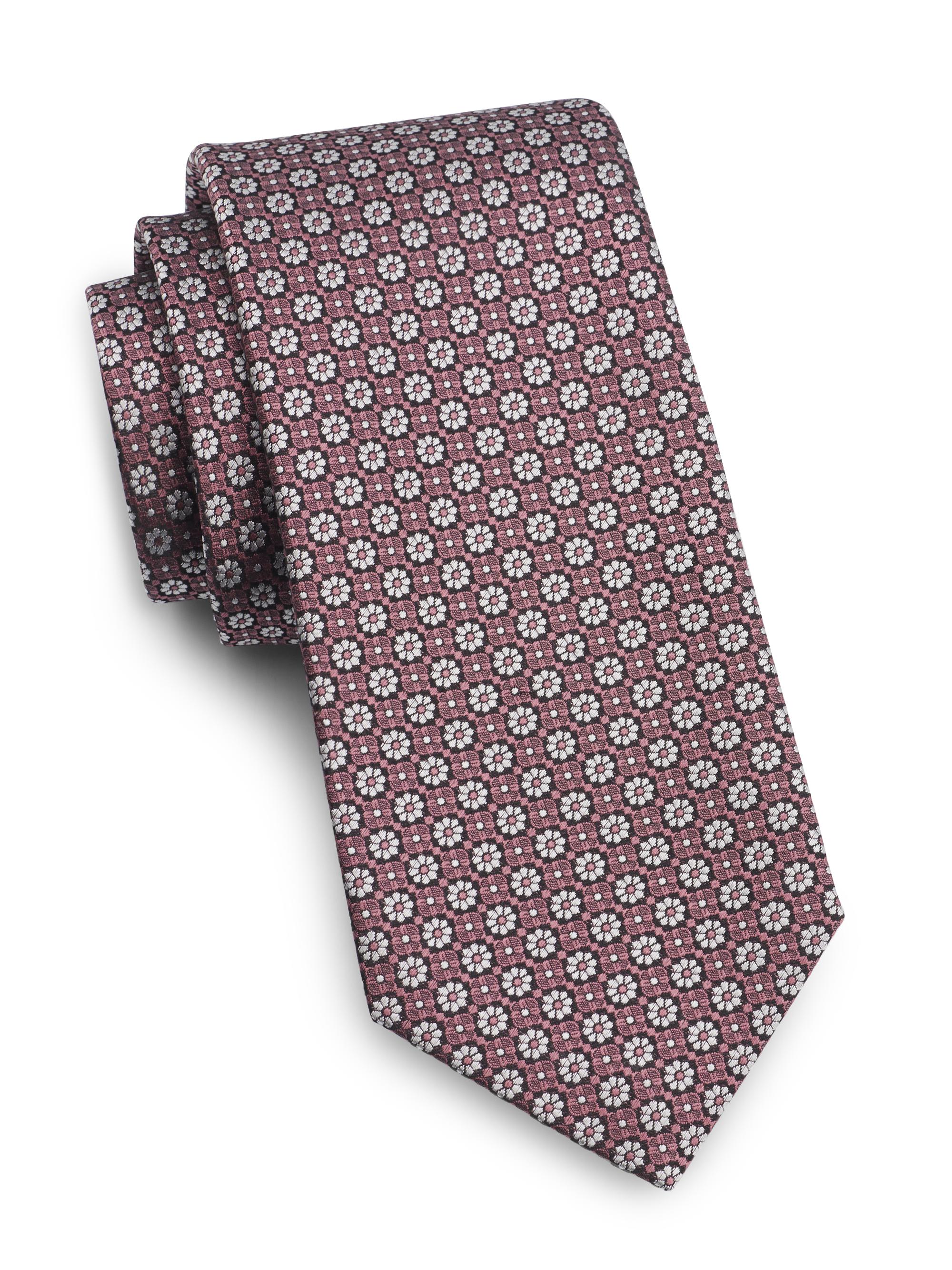 Isaia Men's Floral Foulard Silk Tie - Turquoise